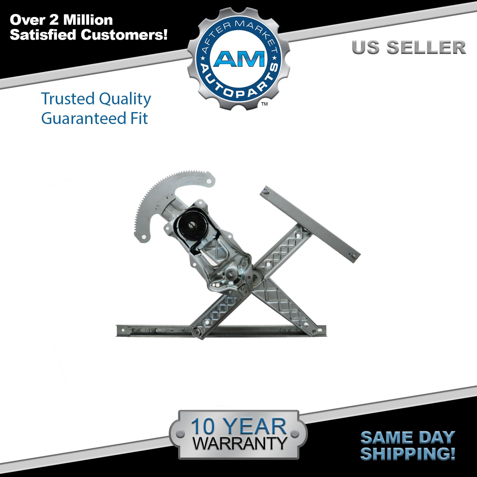 Power Window Regulator For 2001-2002 Ford F-150 Front Left Driver Side W//Motor