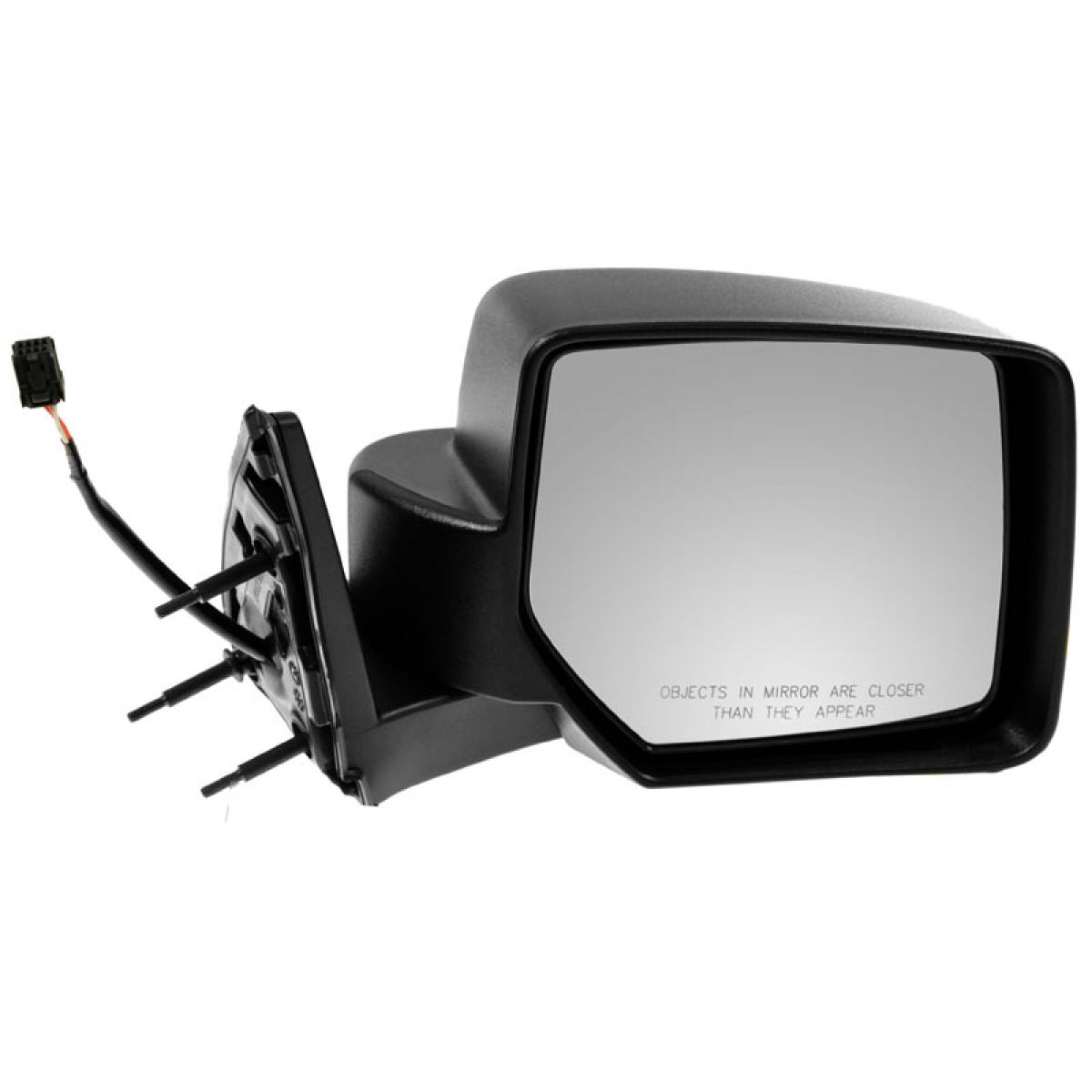 Black Power Side View Mirror Passenger Right RH for 0711 Dodge Nitro