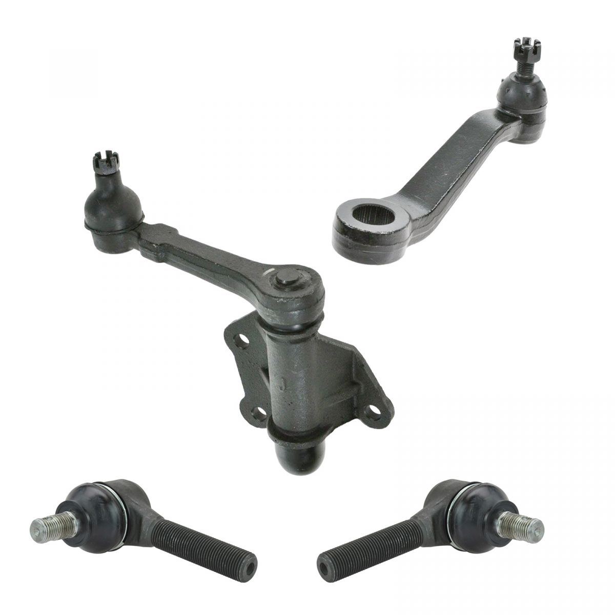 4 Piece Steering & Suspension Kit Idler & Pitman Arms w/ Outer Tie Rod