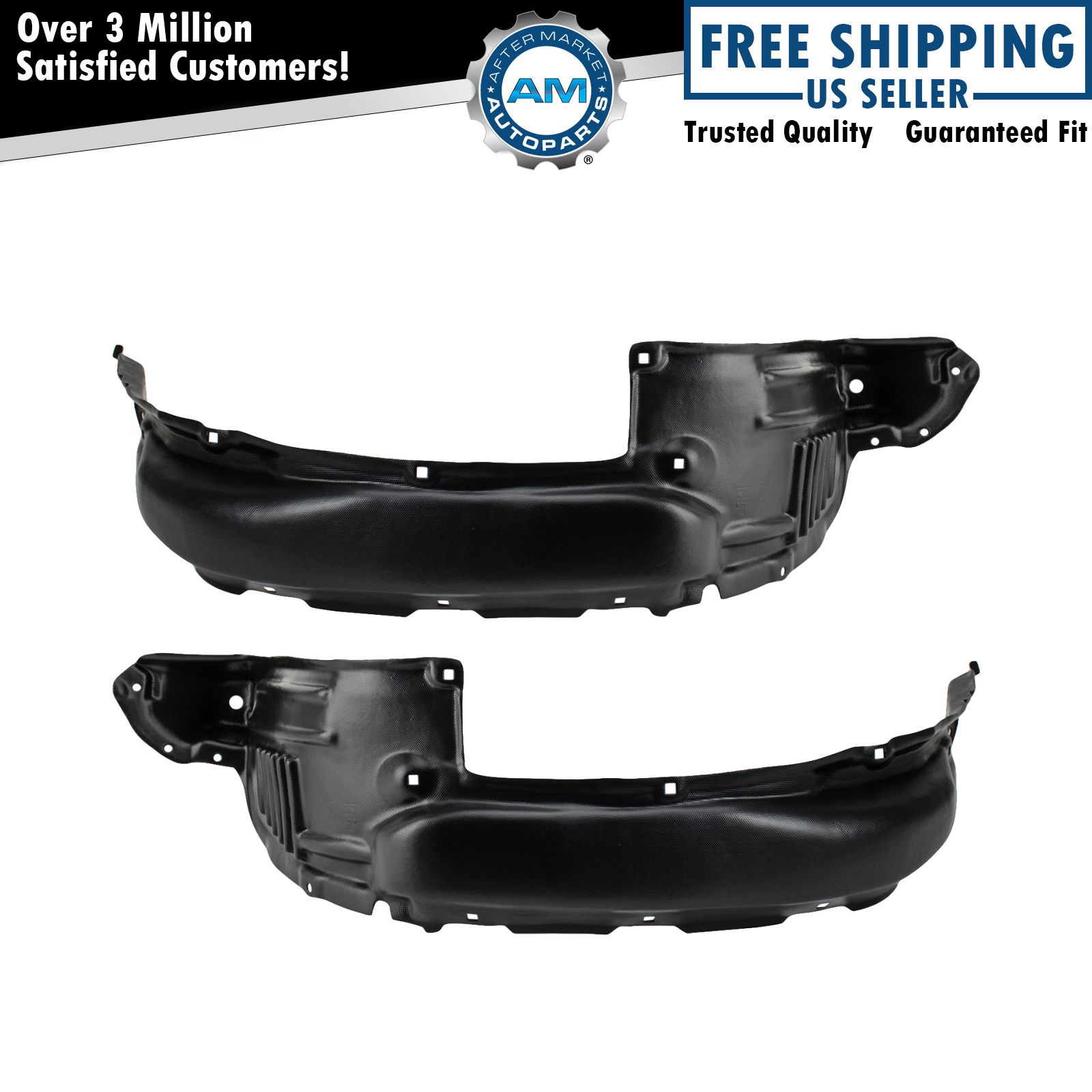 Front Inner Fender Liner Set For 2005-2011 Toyota Tacoma TO1248135 TO1249135