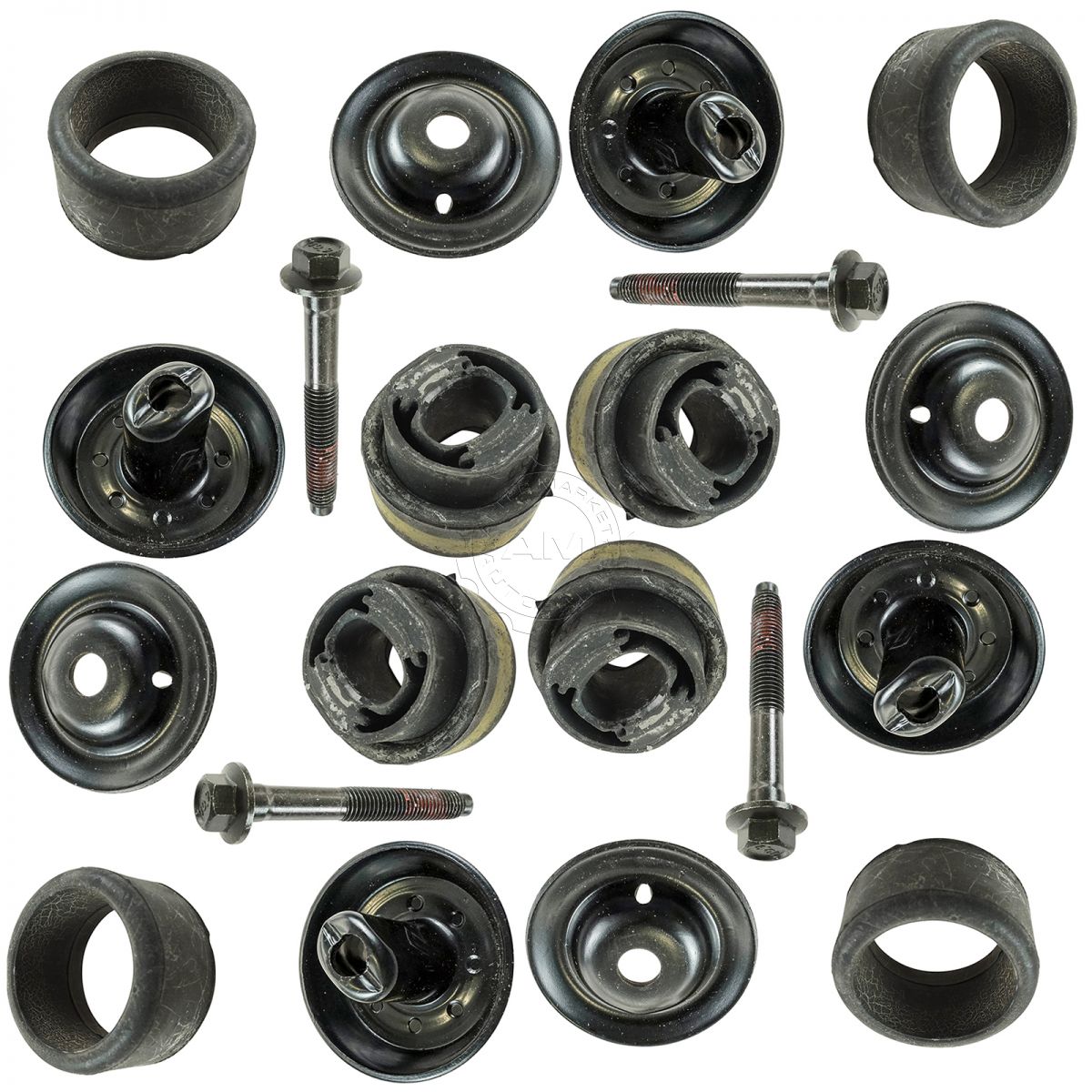 Subframe Mount Bushing Kit Front LH LF & RH RF Set of 4 for Buick