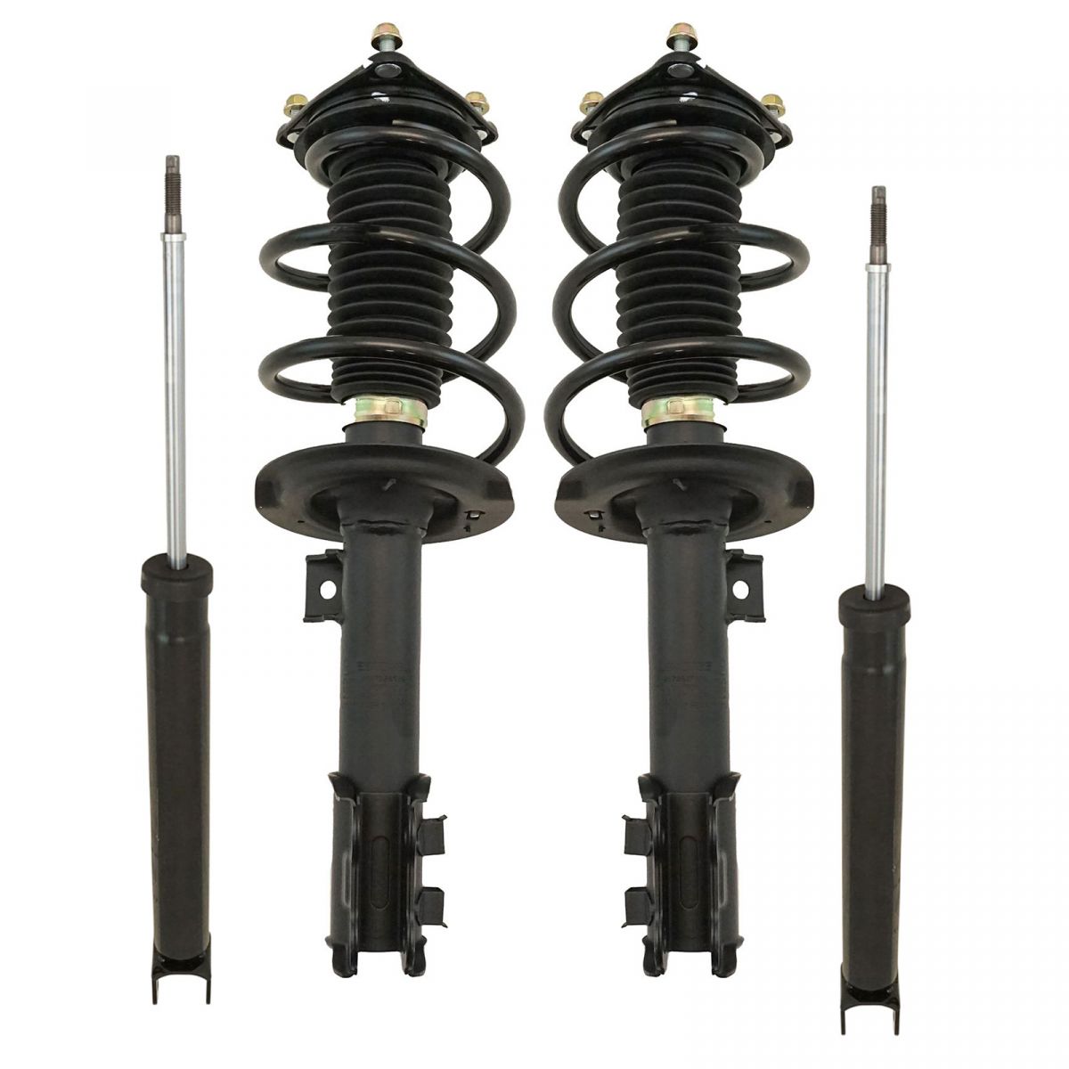 Front Rear Loaded Complete Strut Spring Assembly Shock Absorber Kit Set 4pc