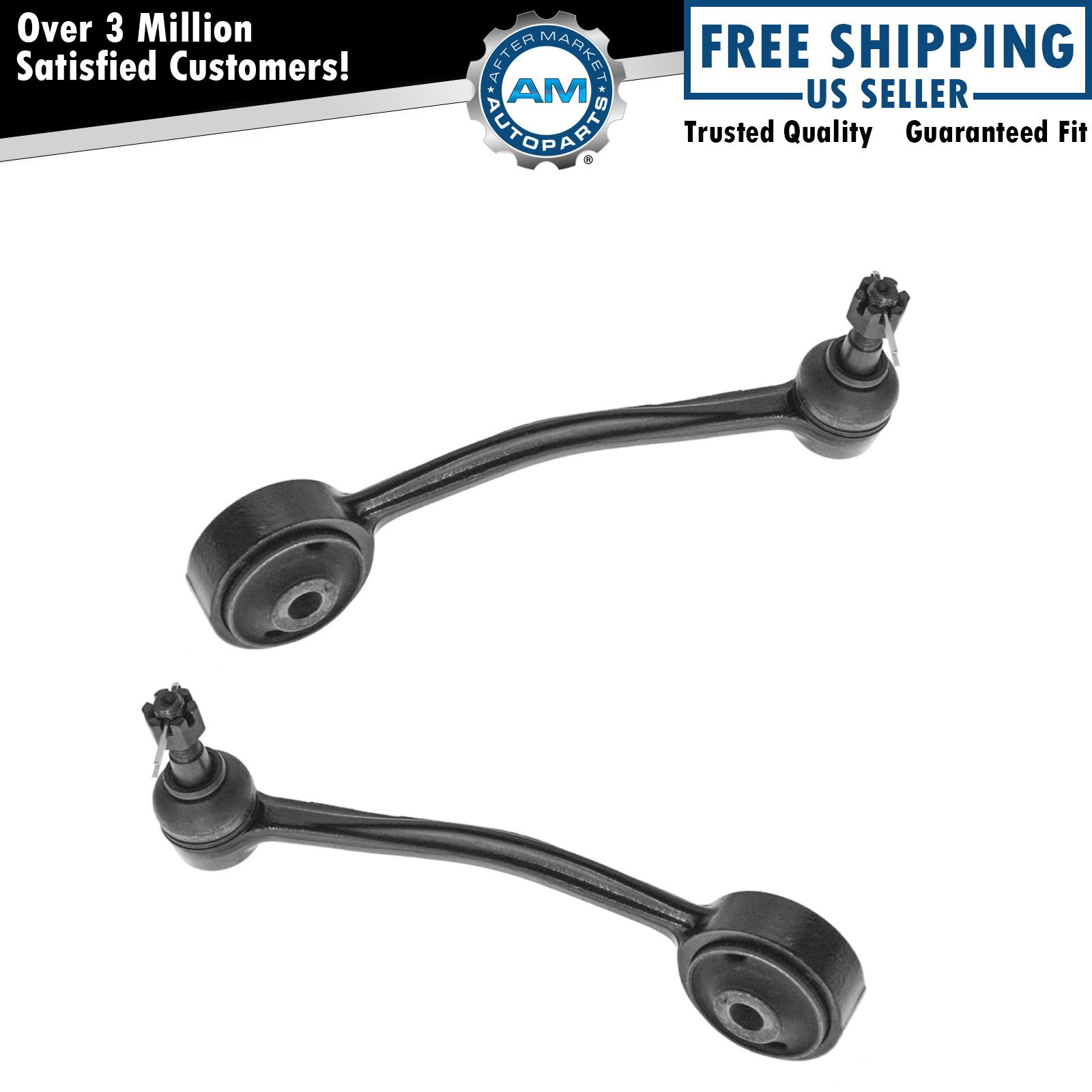 Front Suspension Upper Rearward Control Arm Ball Joint LH RH Pair 2pc Set New