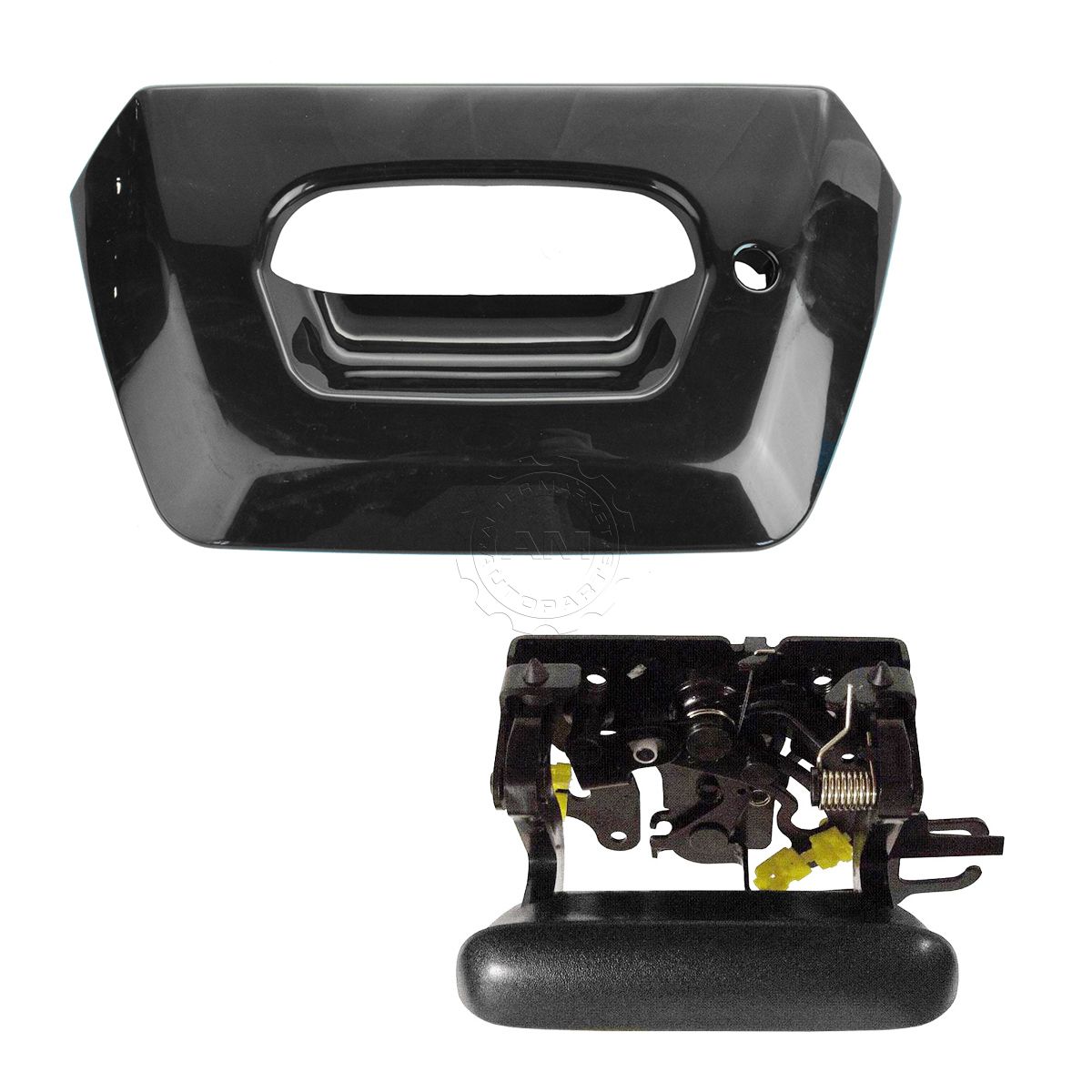 Tailgate Handle and Bezel SET Black for 0206 Chevy Avalanche eBay