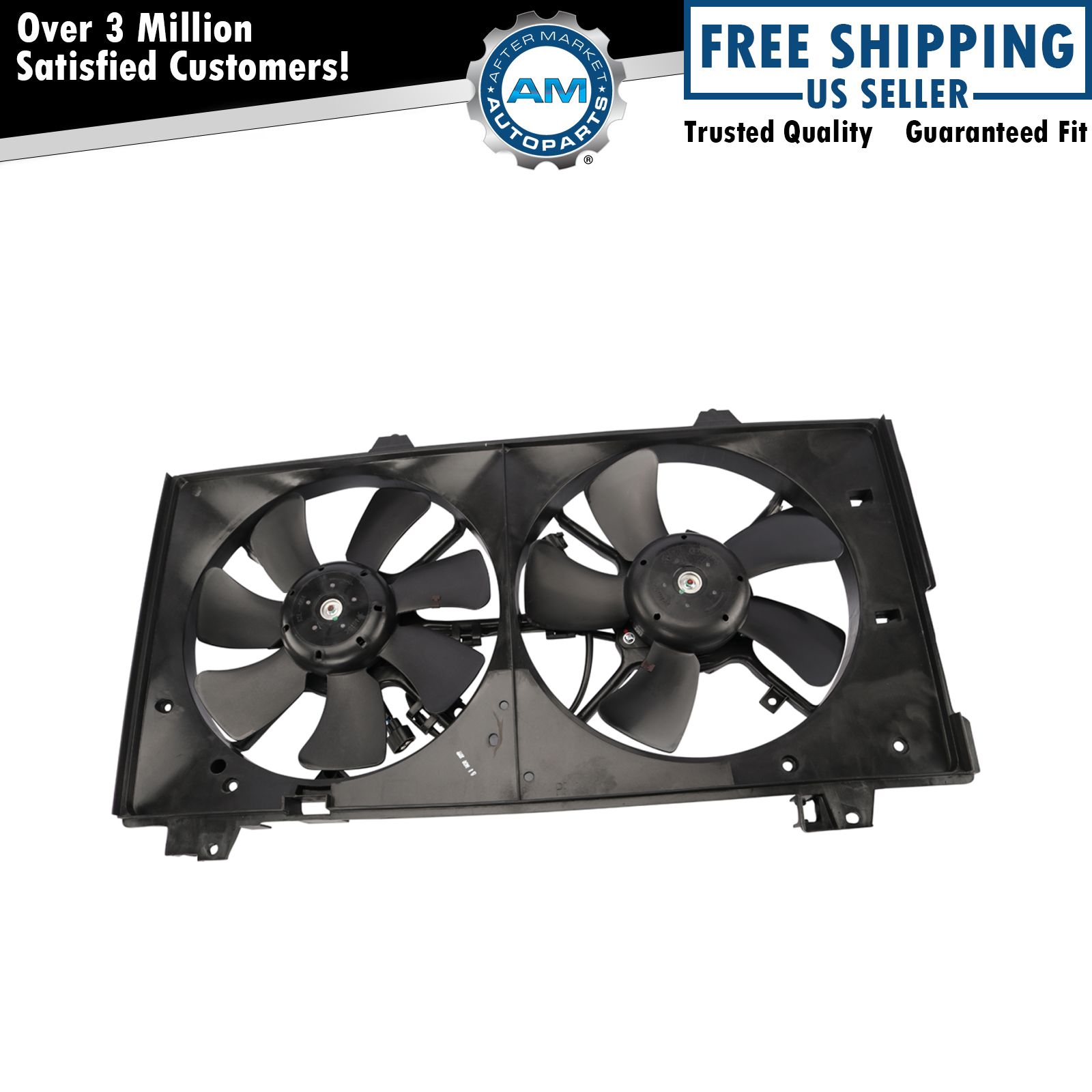 Dual Radiator Cooling Fan for 0308 Mazda 6 Mazda6 3.0L V6 eBay