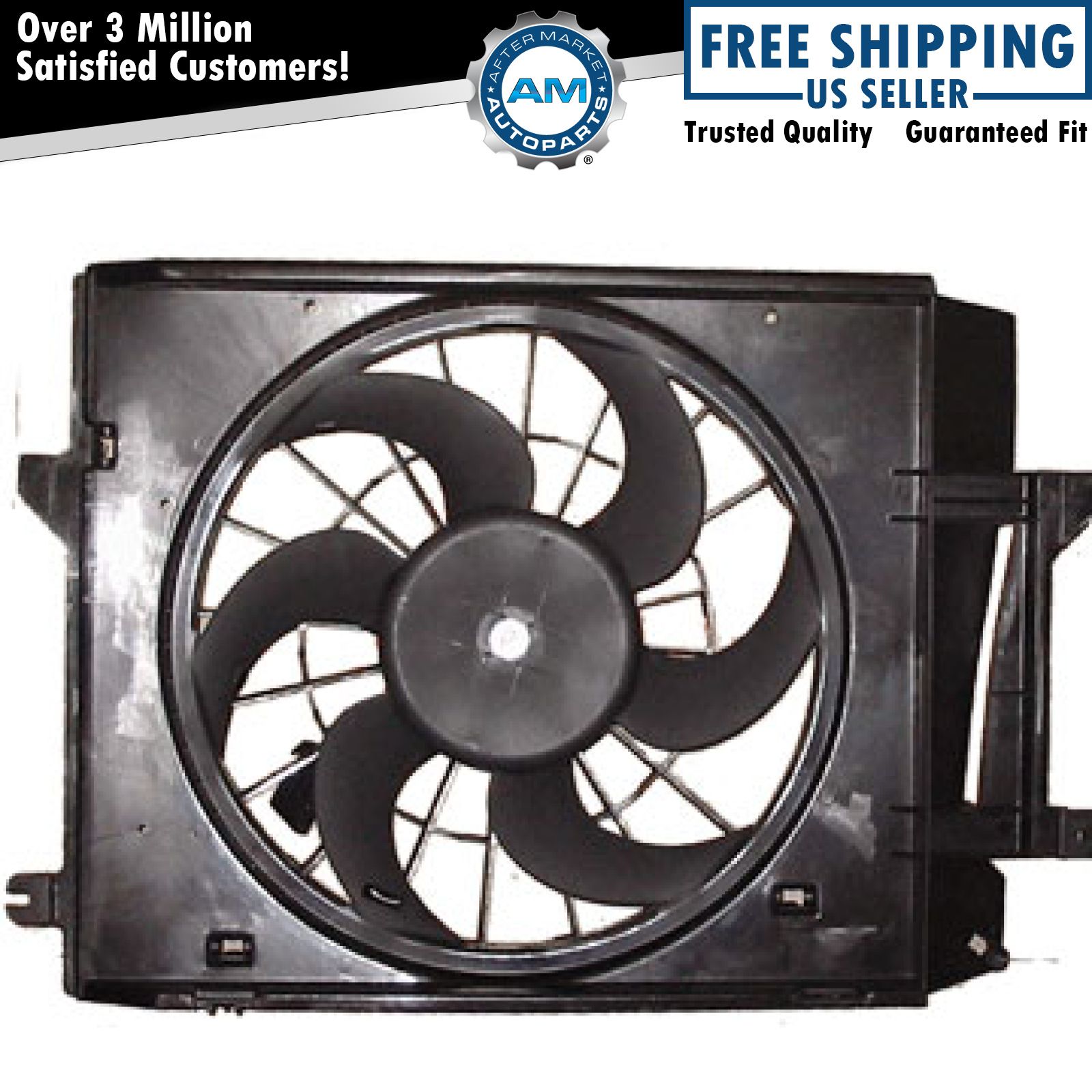 Radiator Cooling Fan Assembly for 99-02 Nissan Quest Mercury Villager