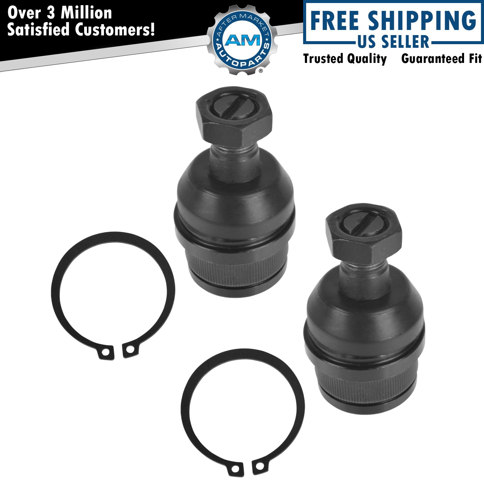 Front Lower Ball Joints 4WD 4x4 Pair Set for Chevy Dodge Ford Pickup Truck Jeep
