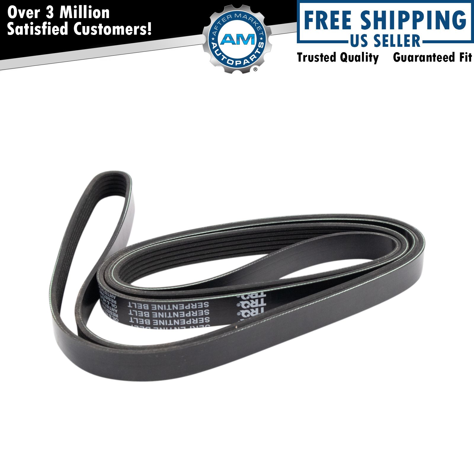 Serpentine Belt Fits Audi Chevrolet Ford GMC Isuzu Land Rover Mercury Oldsmobile