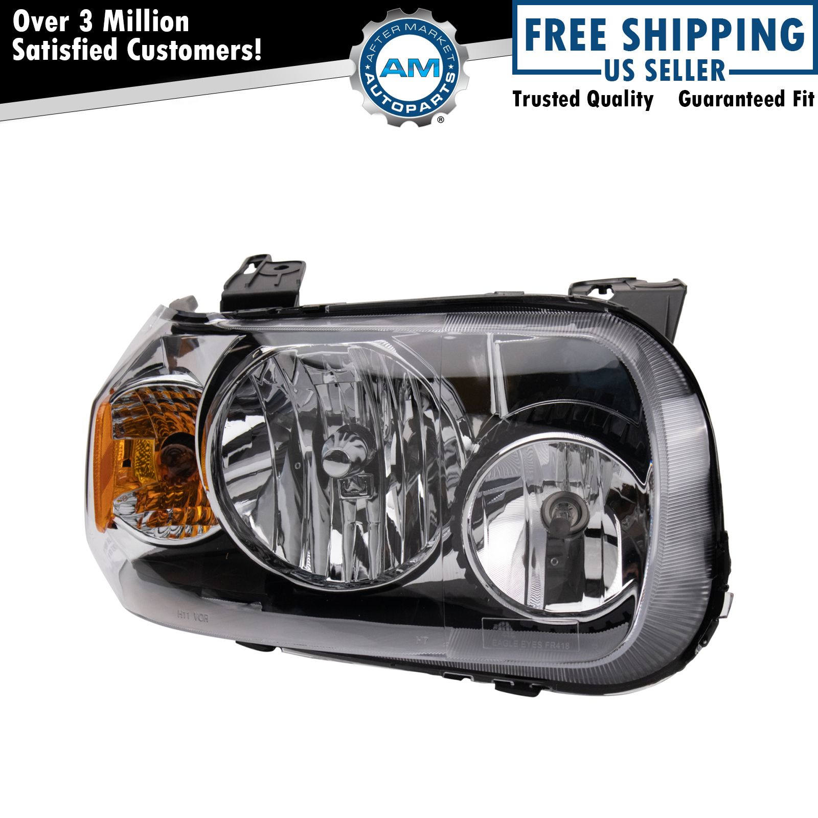 Right Headlight Assembly Halogen For 2005-2007 Ford Escape FO2519102