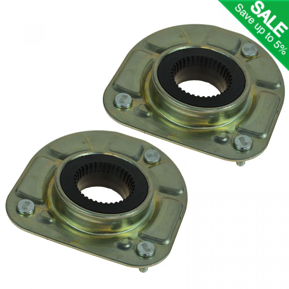 Front Upper Strut Mount w/ Bearing Left & Right Pair Set of 2 for Volvo