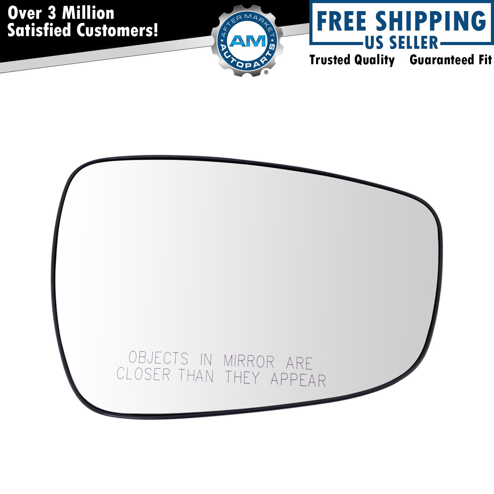 Exterior Side View Door Mirror Glass Power Heated RH for Hyundai Accent Elantra