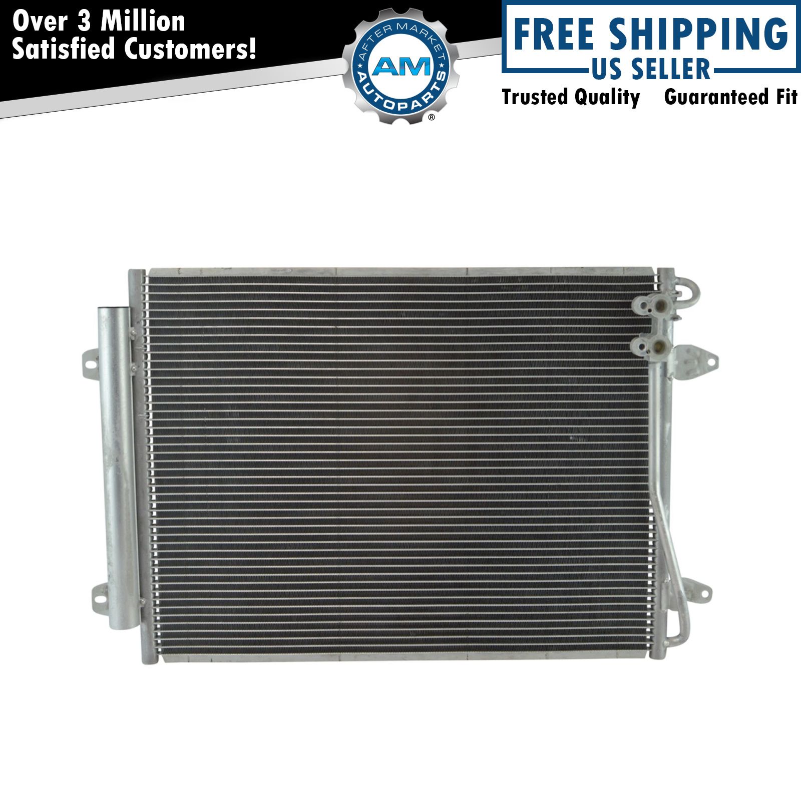 AC Condenser A/C Air Conditioning w/ Receiver Drier for VW CC Passat New