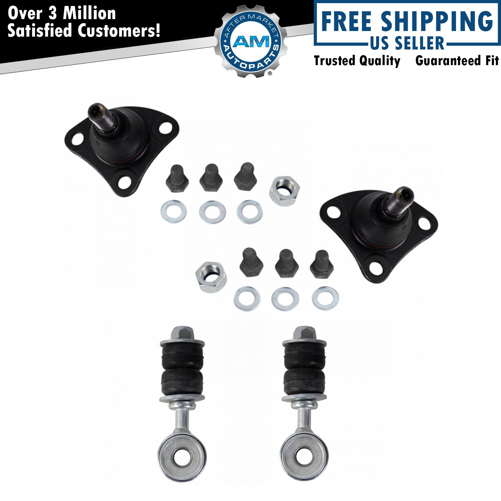 Front Ball Joint Sway Bar End Link Suspension Kit 4pc Set for Ram Promaster