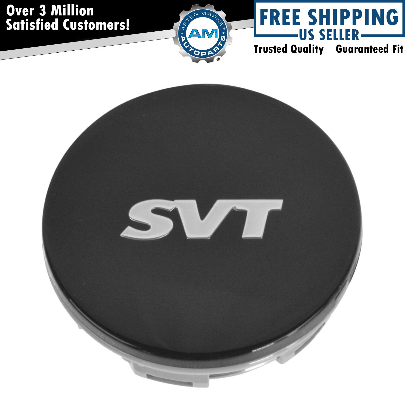 OEM Wheel Hub Center Cap Cover Black for Mustang Focus F150 Raptor Truck SVT