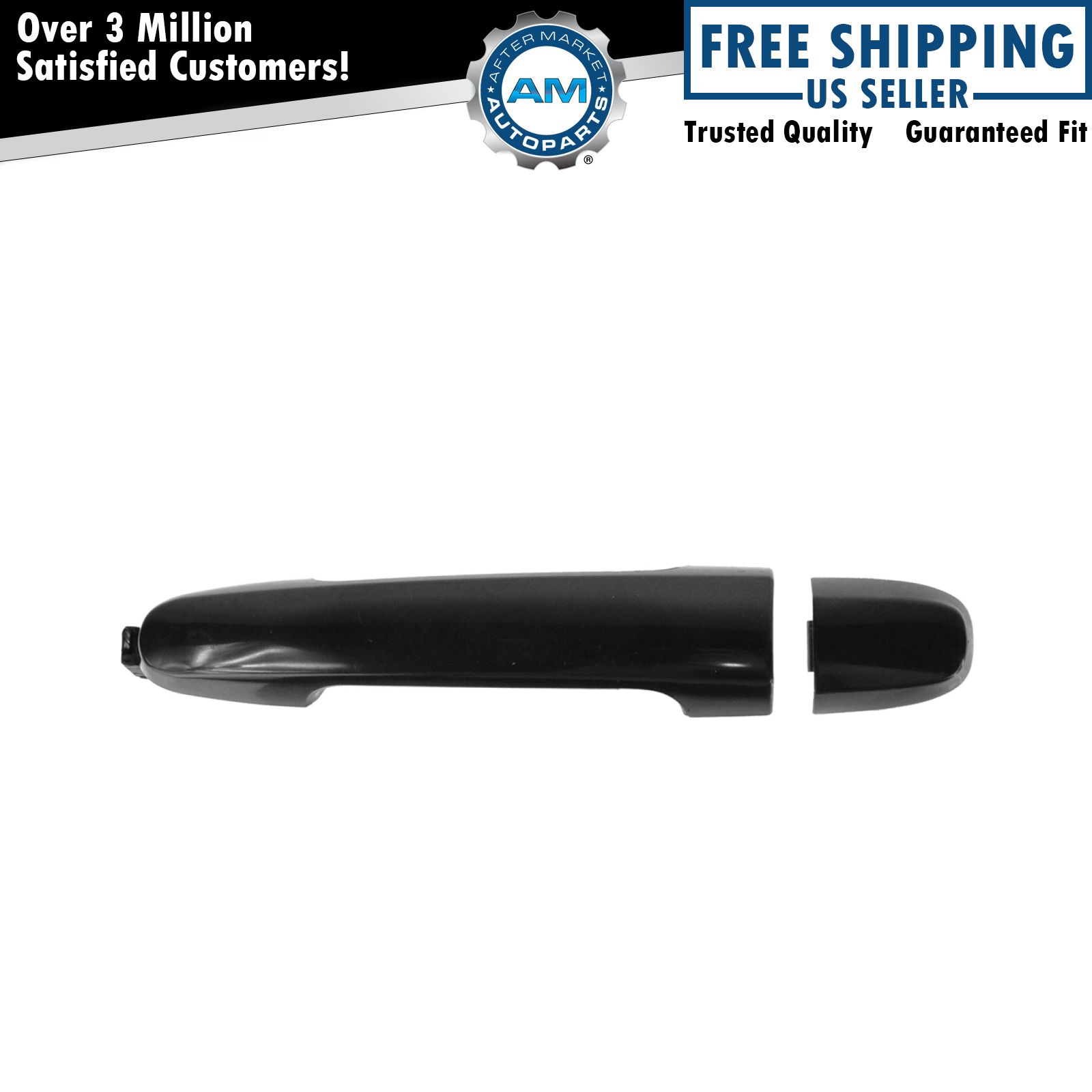 Door Handle Smooth Black Rear Outer LH or RH for ES300 ES330 Camry NEW