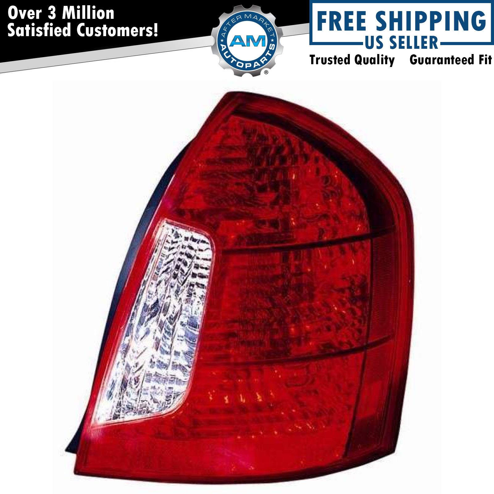 Right Outer Tail Light Assembly For 2006-2011 Hyundai Accent HY2801136