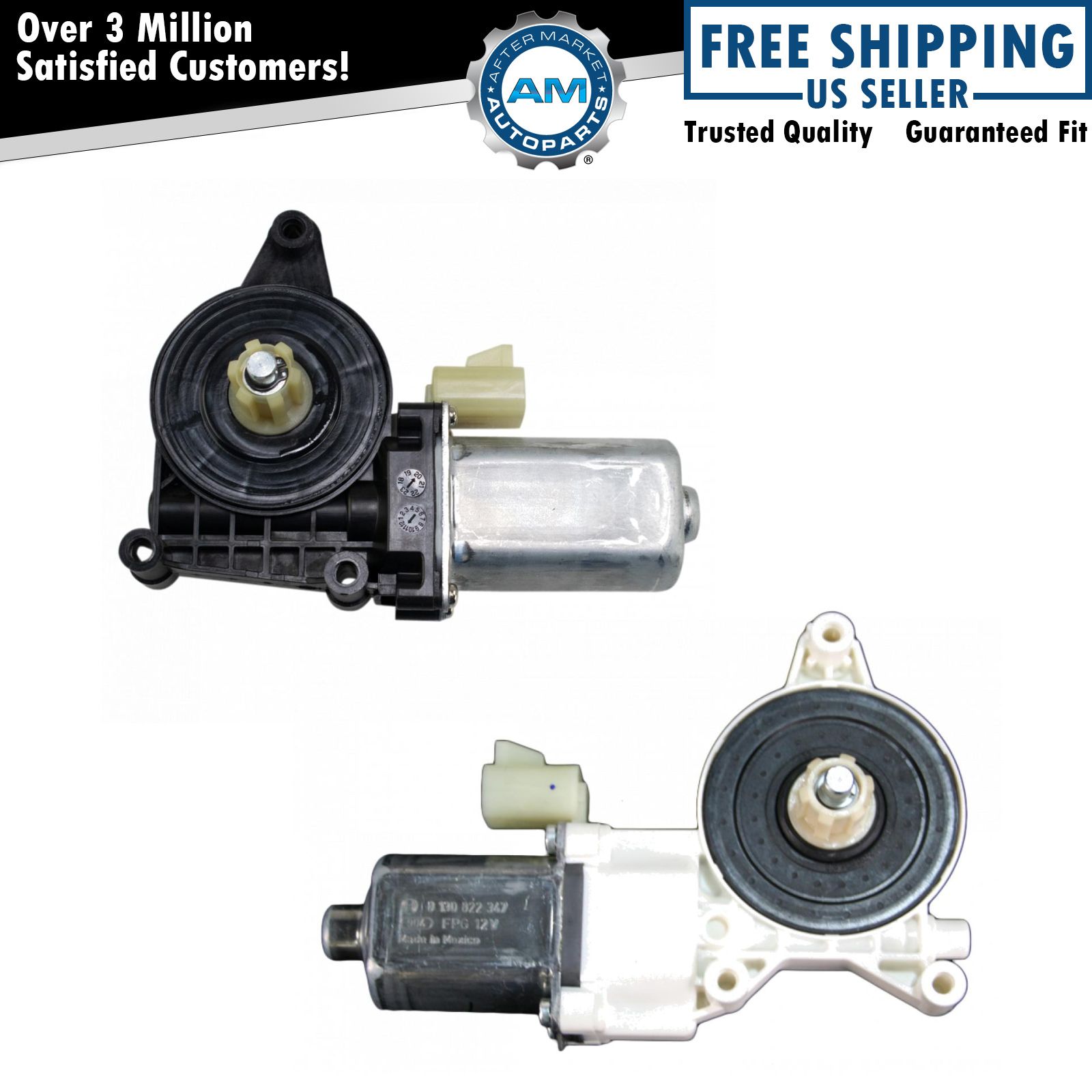 Door Power Window Lift Motor Pair Set of 2 for Chevy GMC Pickup Truck Pontiac