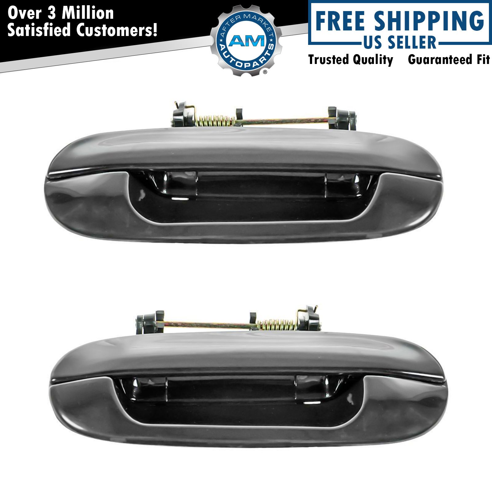 Door Handle Exterior Outside Rear Left Right PAIR for 0209 Trailblazer