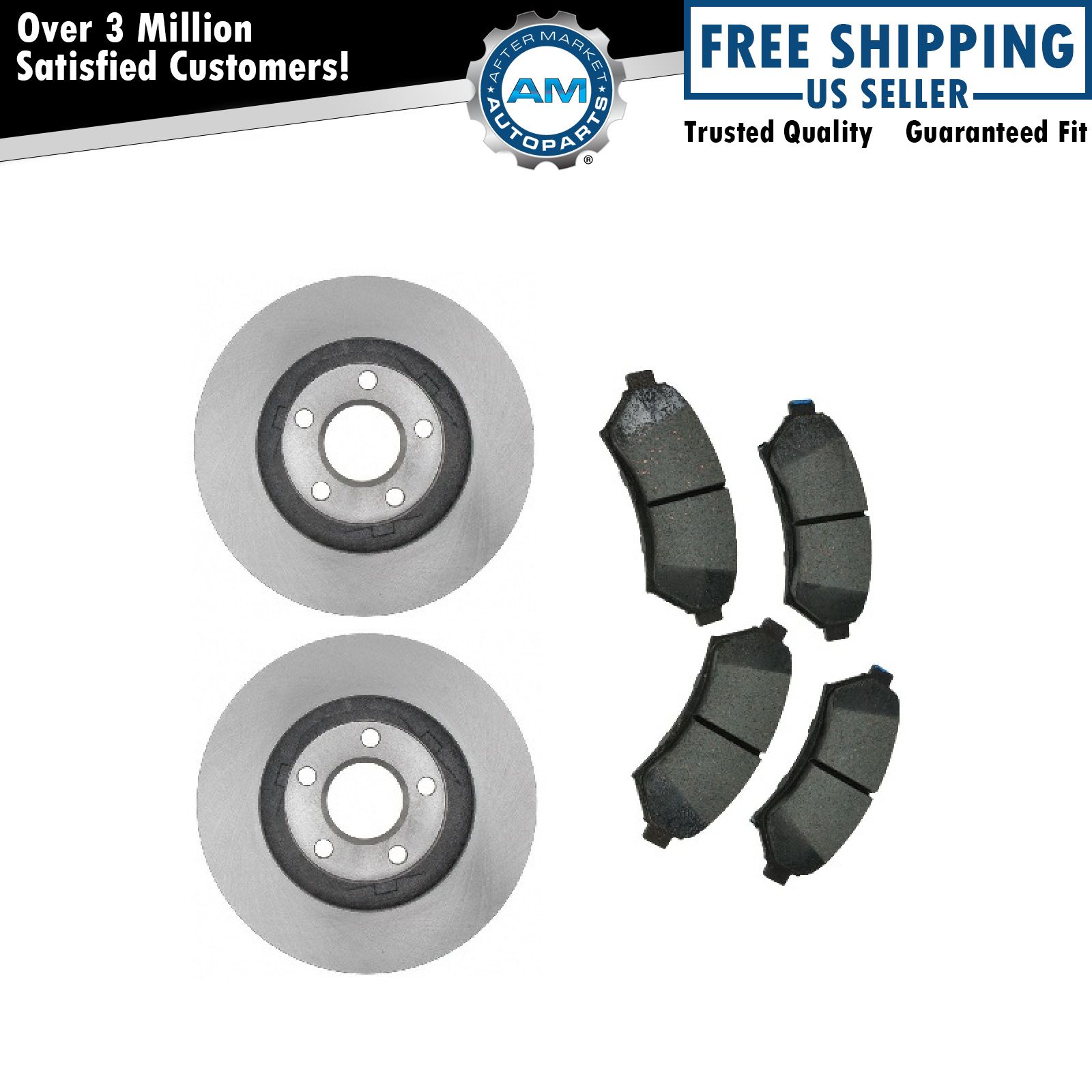 RAYBESTOS Front Brake Pad & Rotor Kit Set for Chevy Buick Pontiac Oldsmobile