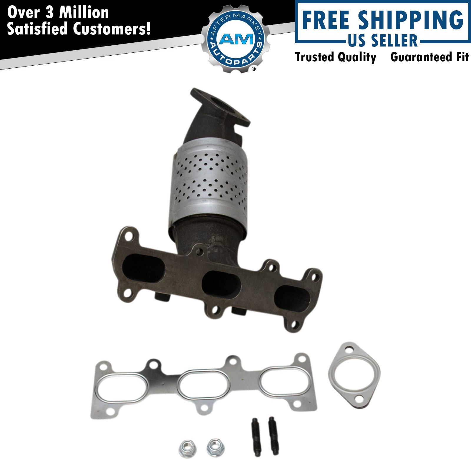 Front Exhaust Manifold & Catalytic Converter for Santa Fe Tucson Sportage
