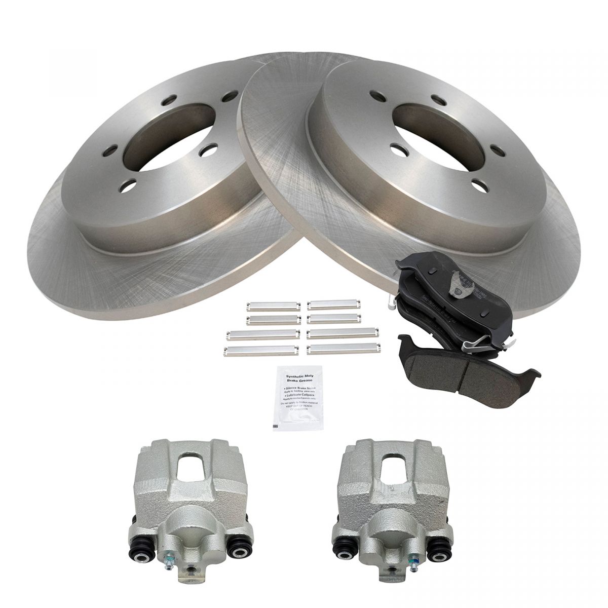 Rear Ceramic Brake Pad Rotor & Caliper Kit for Ford Explorer eBay