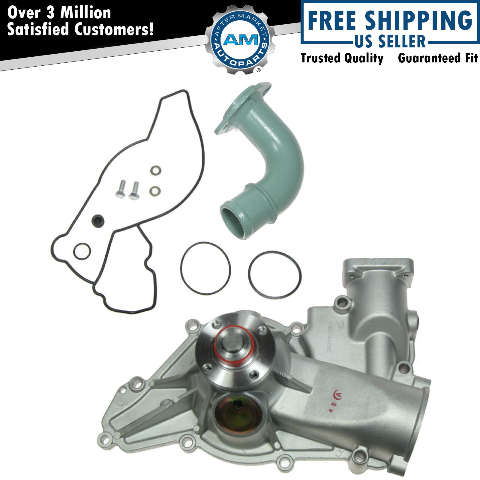 Diesel Water Pump For Ford 7.3L V8 - Fits Excursion, E-Series Vans & Super Duty Trucks