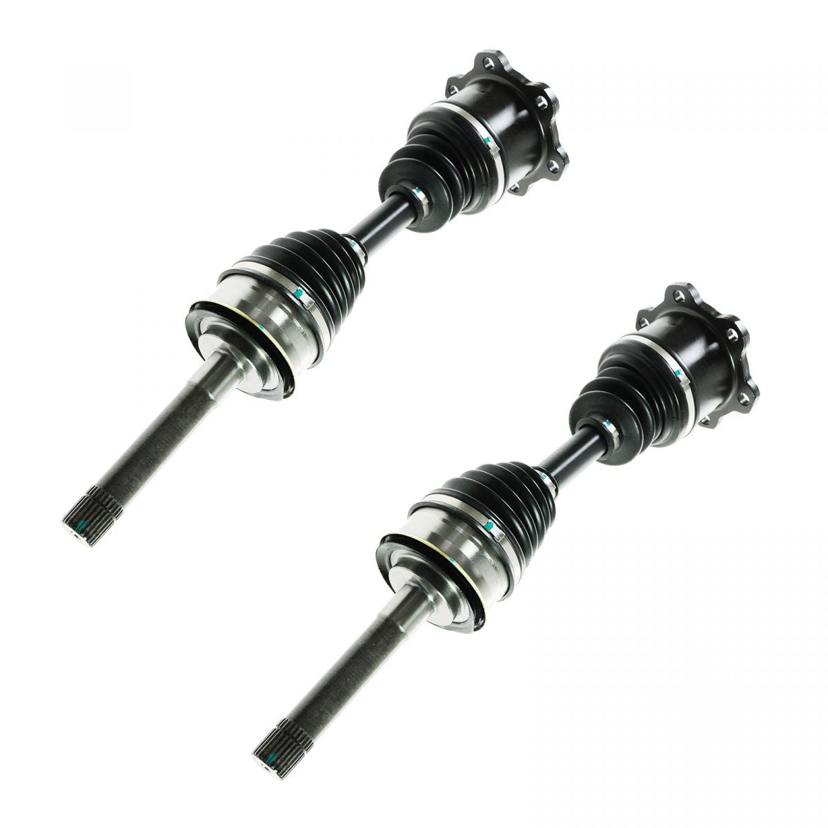 front cv joint axle shaft lh  u0026 rh pair set for 86