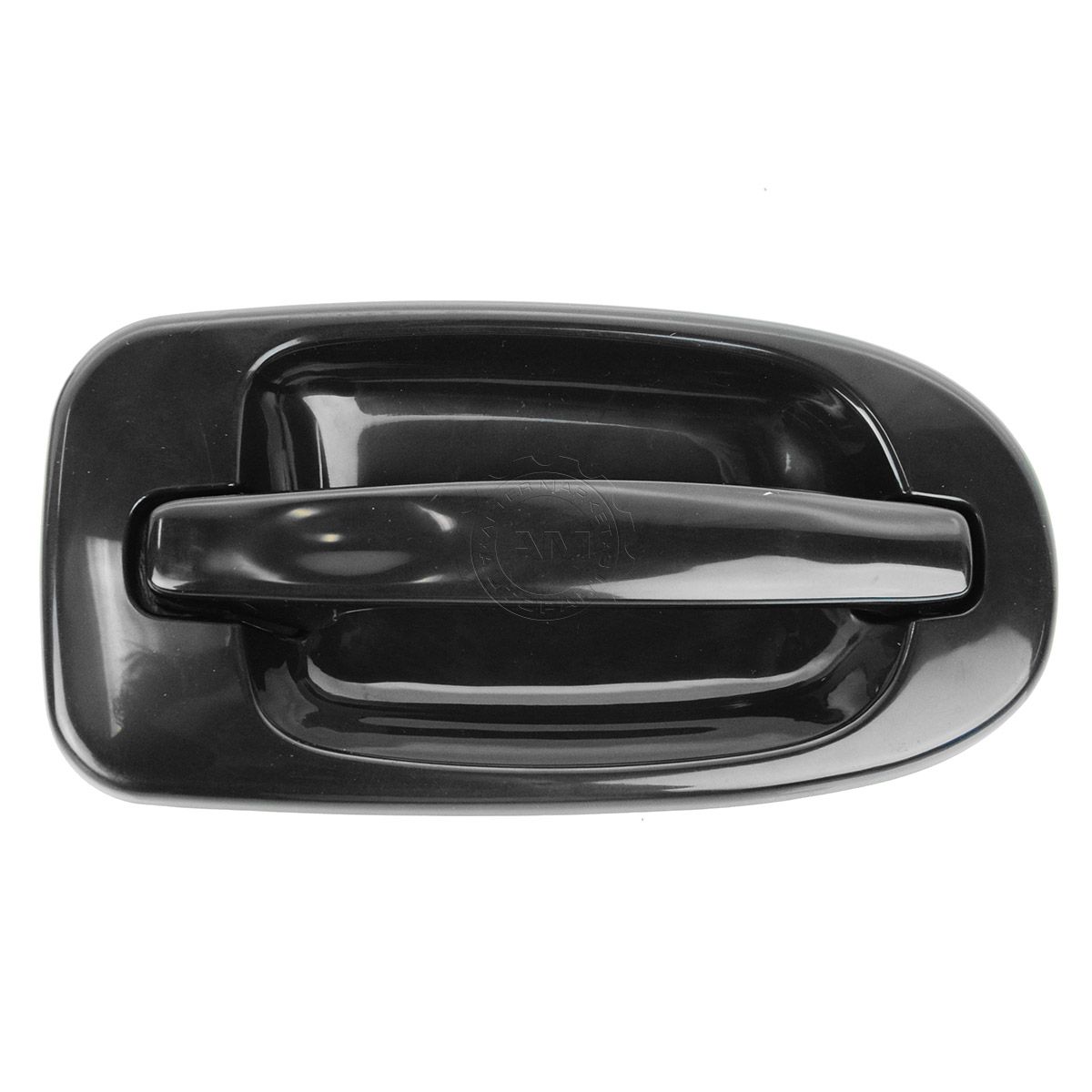 Door Handle Front Outer Black Smooth Passenger Side RH for Buick Chevy Pontiac