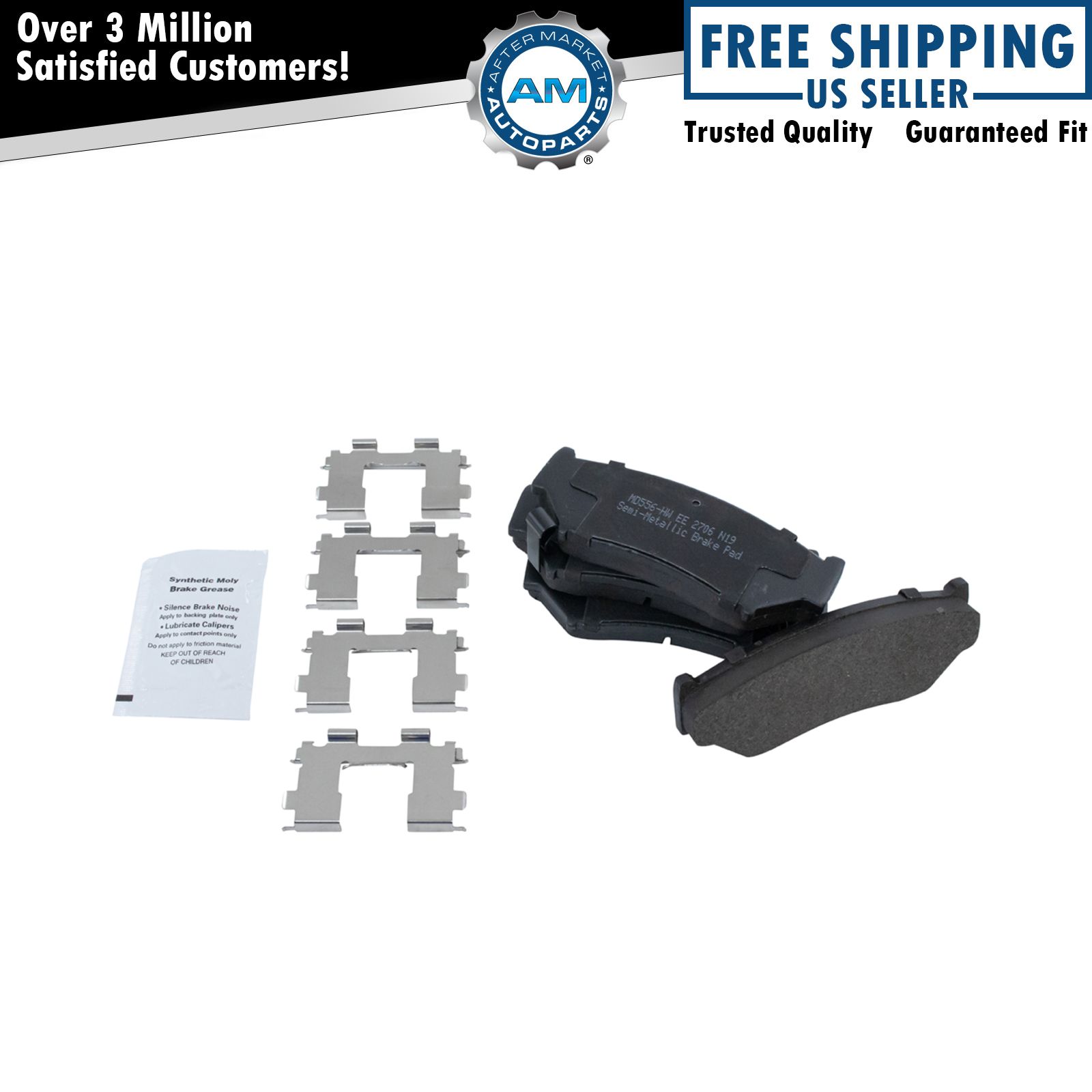 Front Posi Metallic Disc Brake Pads Kit for Chevy Geo Tracker