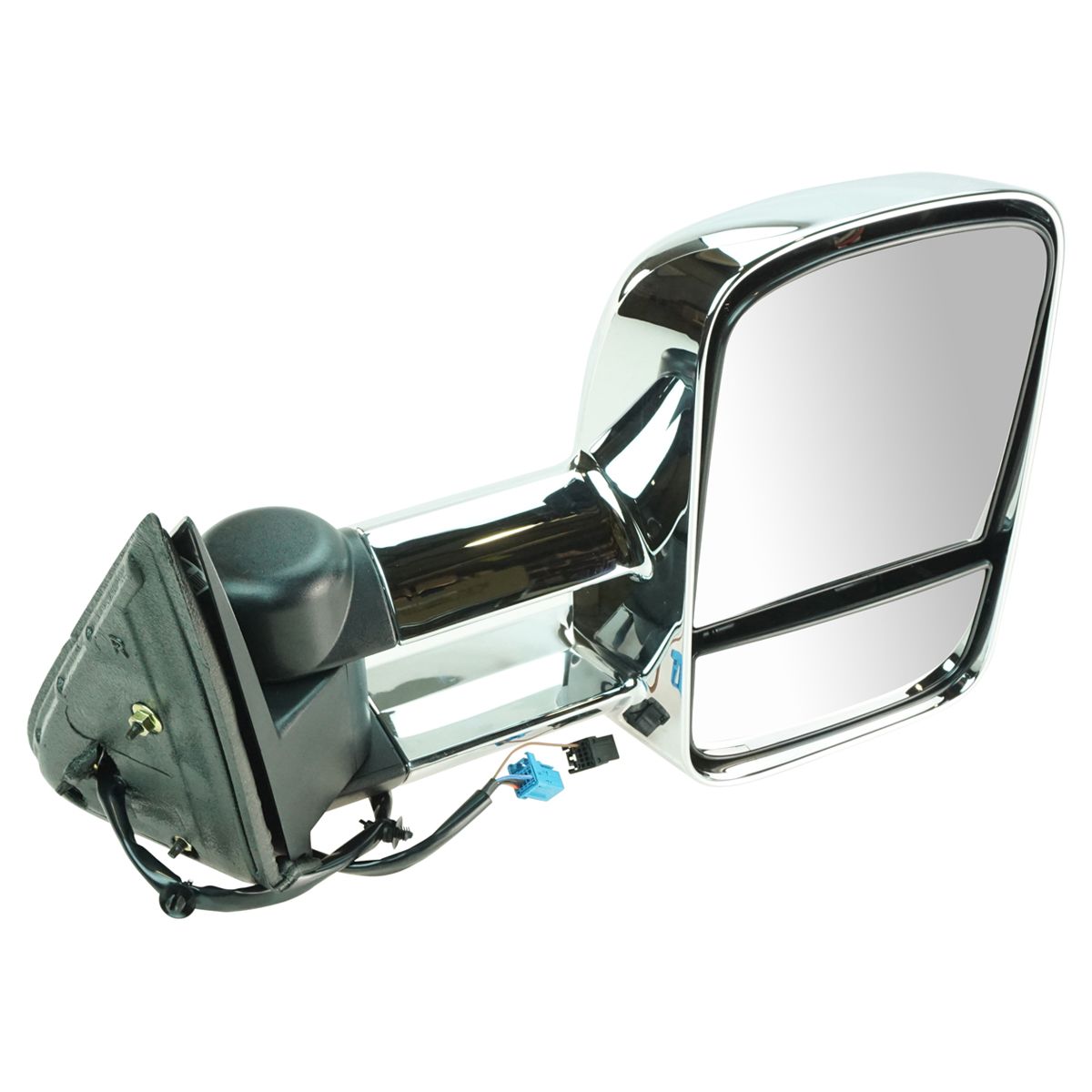 Towing Power Heated Turn Signal Side Mirrors Chrome Pair Set for Chevy GMC Truck eBay