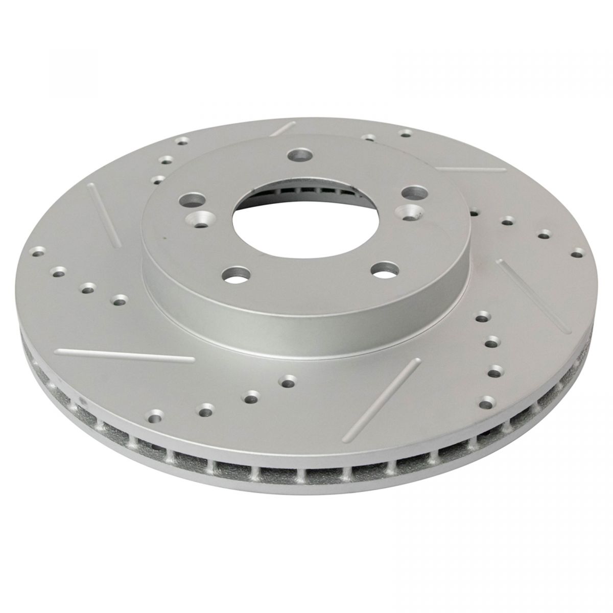 Performance Drilled & Slotted Front GCoated Disc Brake Rotor Pair eBay