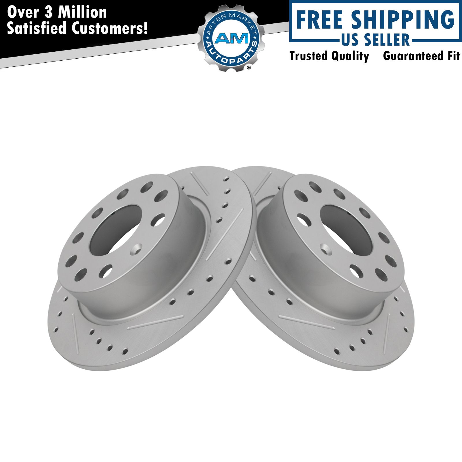 <b>2 Piece Performance Brake Rotor Set</b>