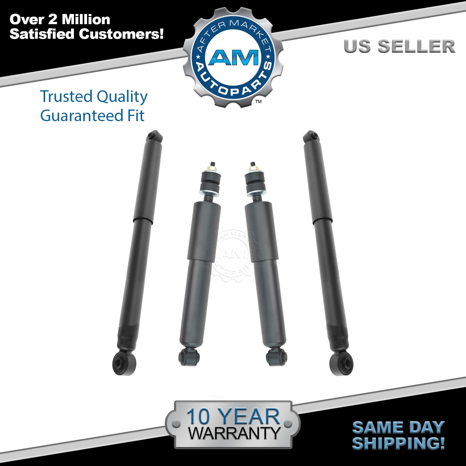 Shock Absorbers Front & Rear Kit Set of 4 for Dodge Ram 1500 2500 3500 2WD eBay