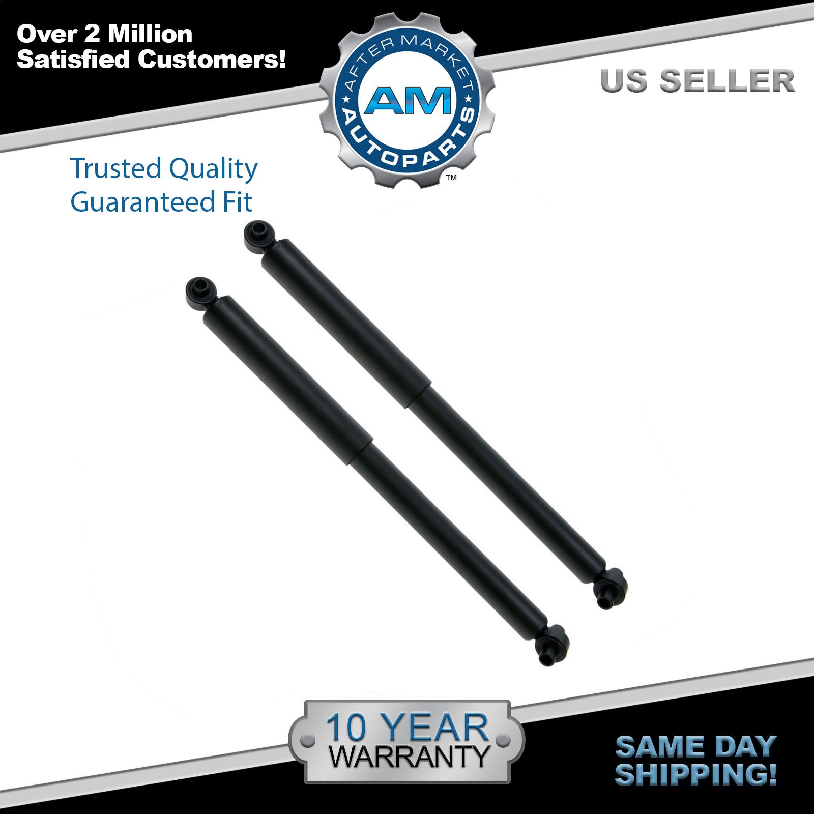 Rear Shock Absorber Pair Set Kit for Chevy Trailblazer GMC Envoy