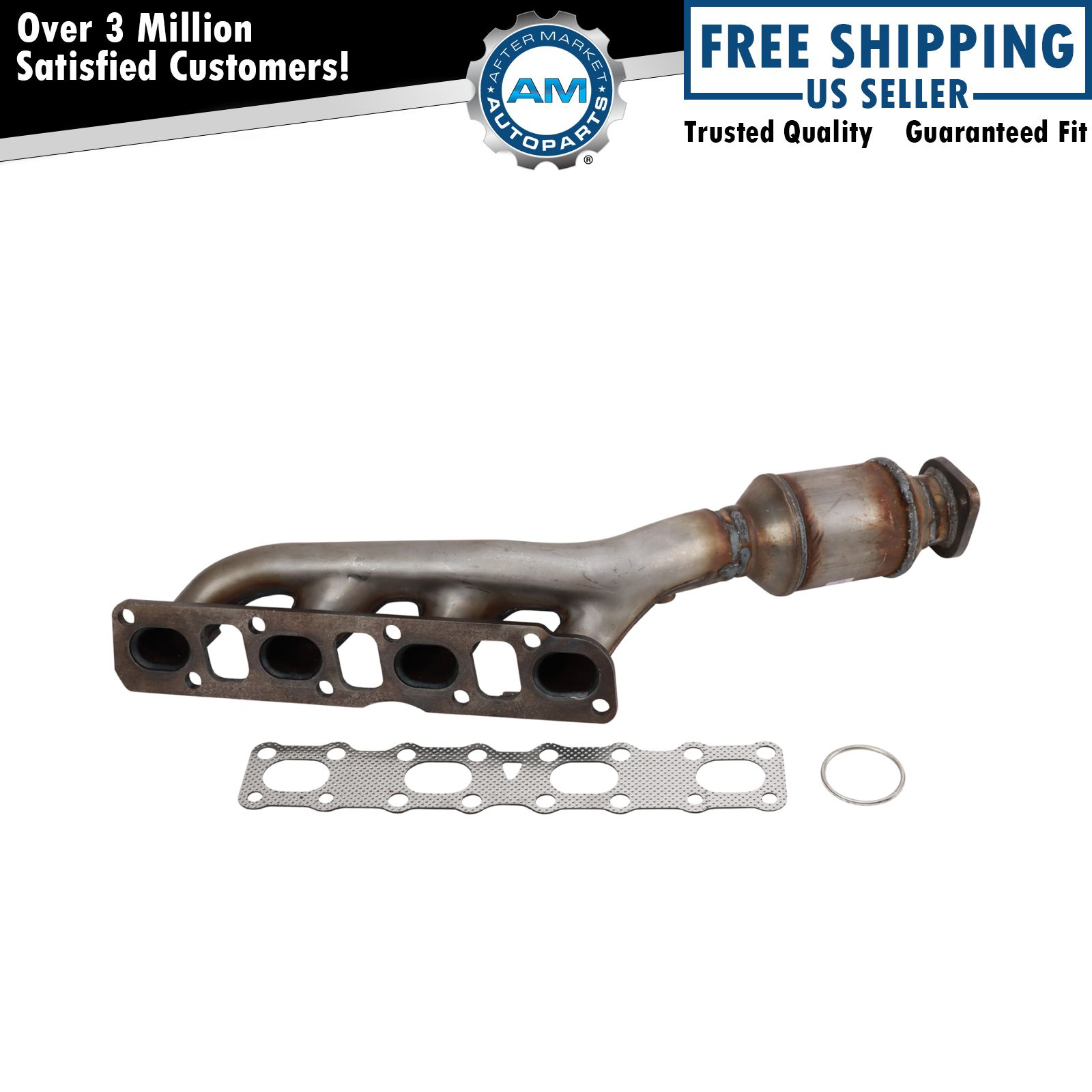 Left Exhaust Manifold Catalytic Converter Assembly For 2004-2015 INFINITI Nissan