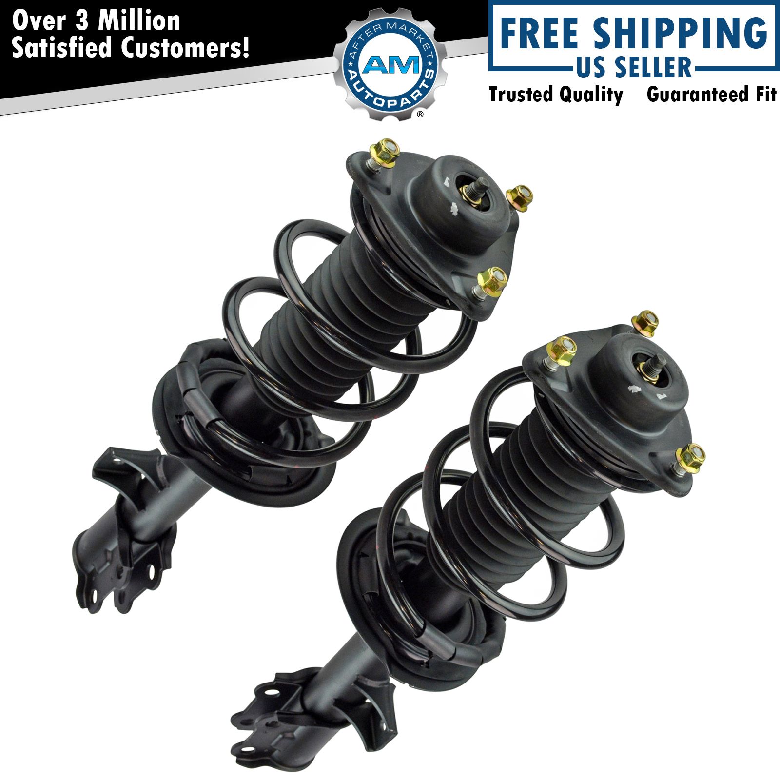 Loaded Quick Complete Strut Spring Mount Assembly LH RH Pair 2pc Front