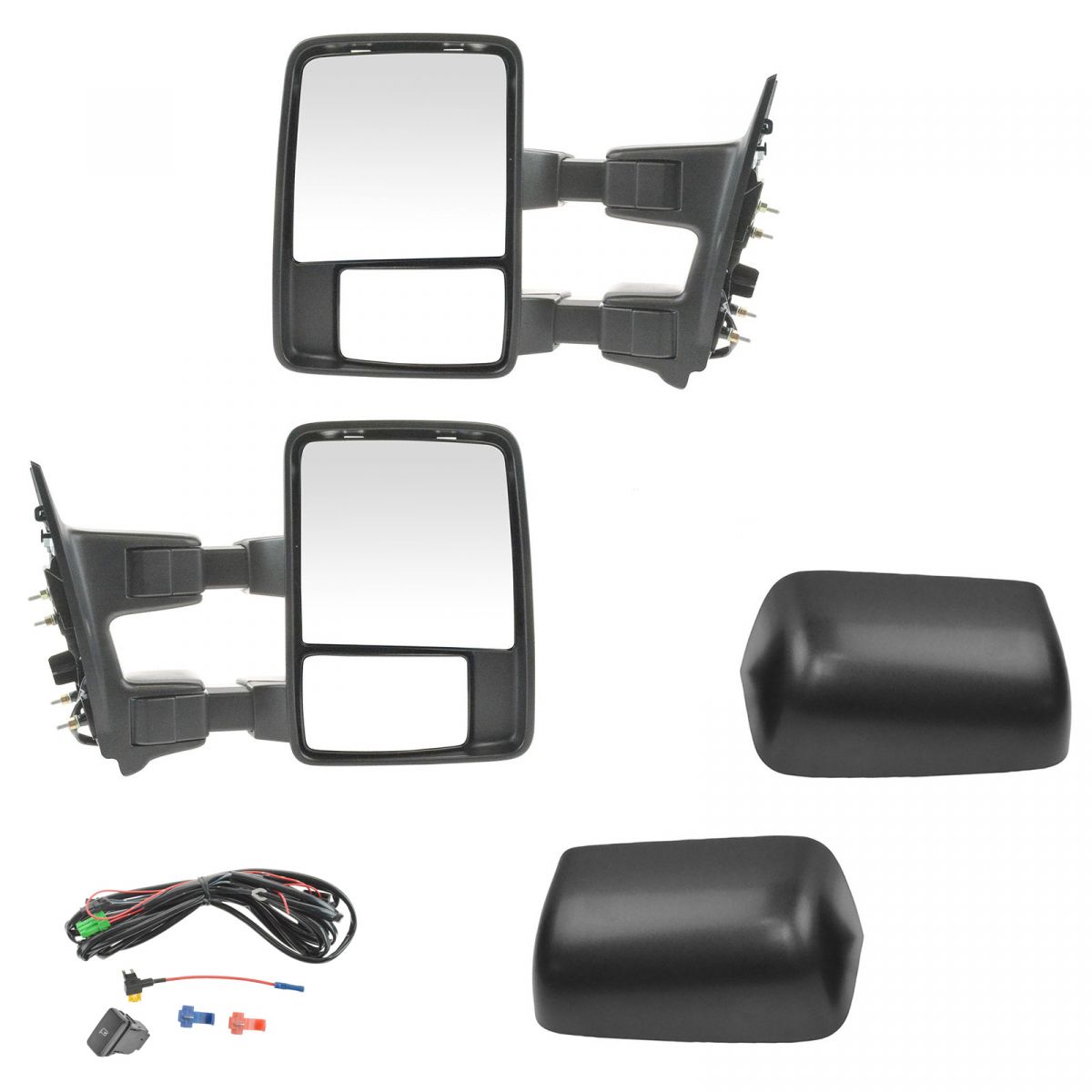 Fits 2008-10 Ford F-250 Super Duty F-350 Super Duty Left Driver Side Door Mirror