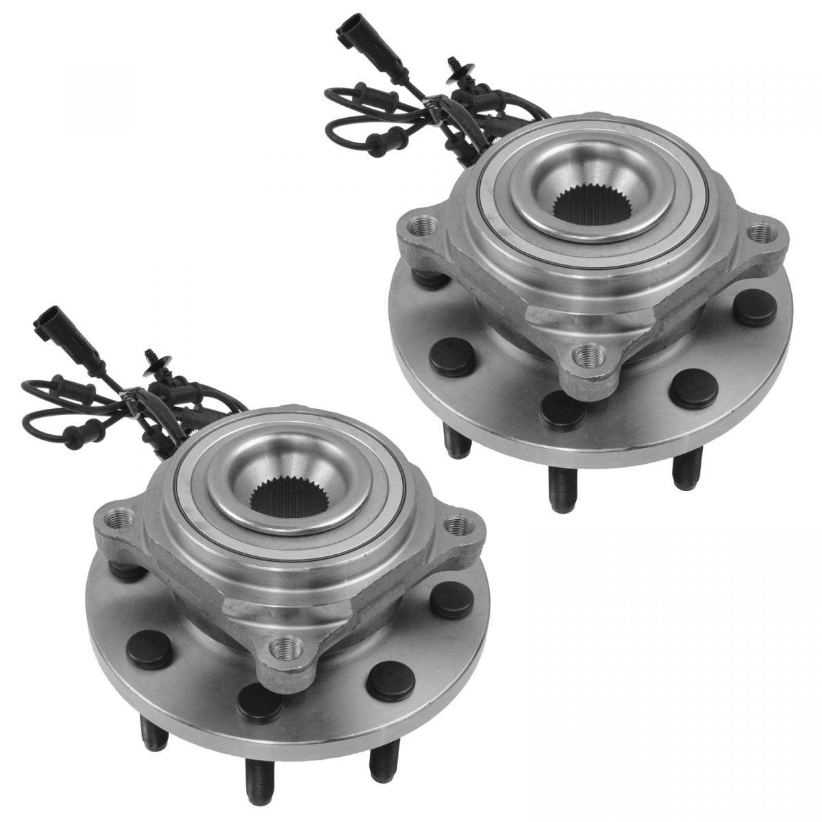 Front Wheel Bearing & Hubs for 2009 2010 2011 Dodge Ram 2500 3500 4x4 w