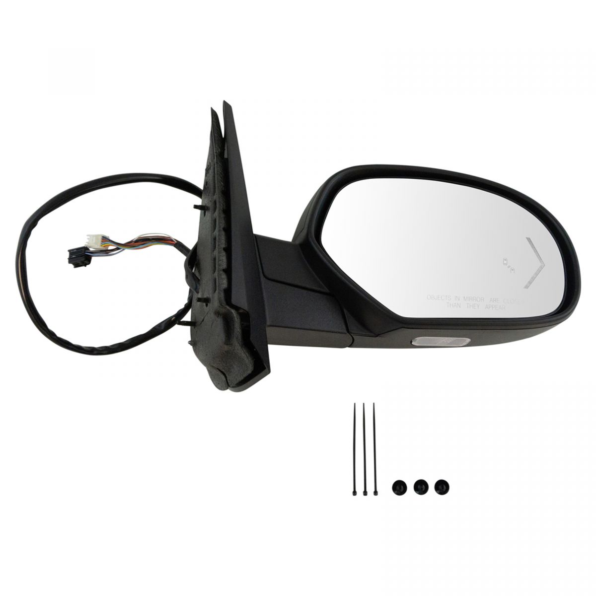 Mirror Power Folding Heated Signal Memory Blind Spot Puddle Textured RH