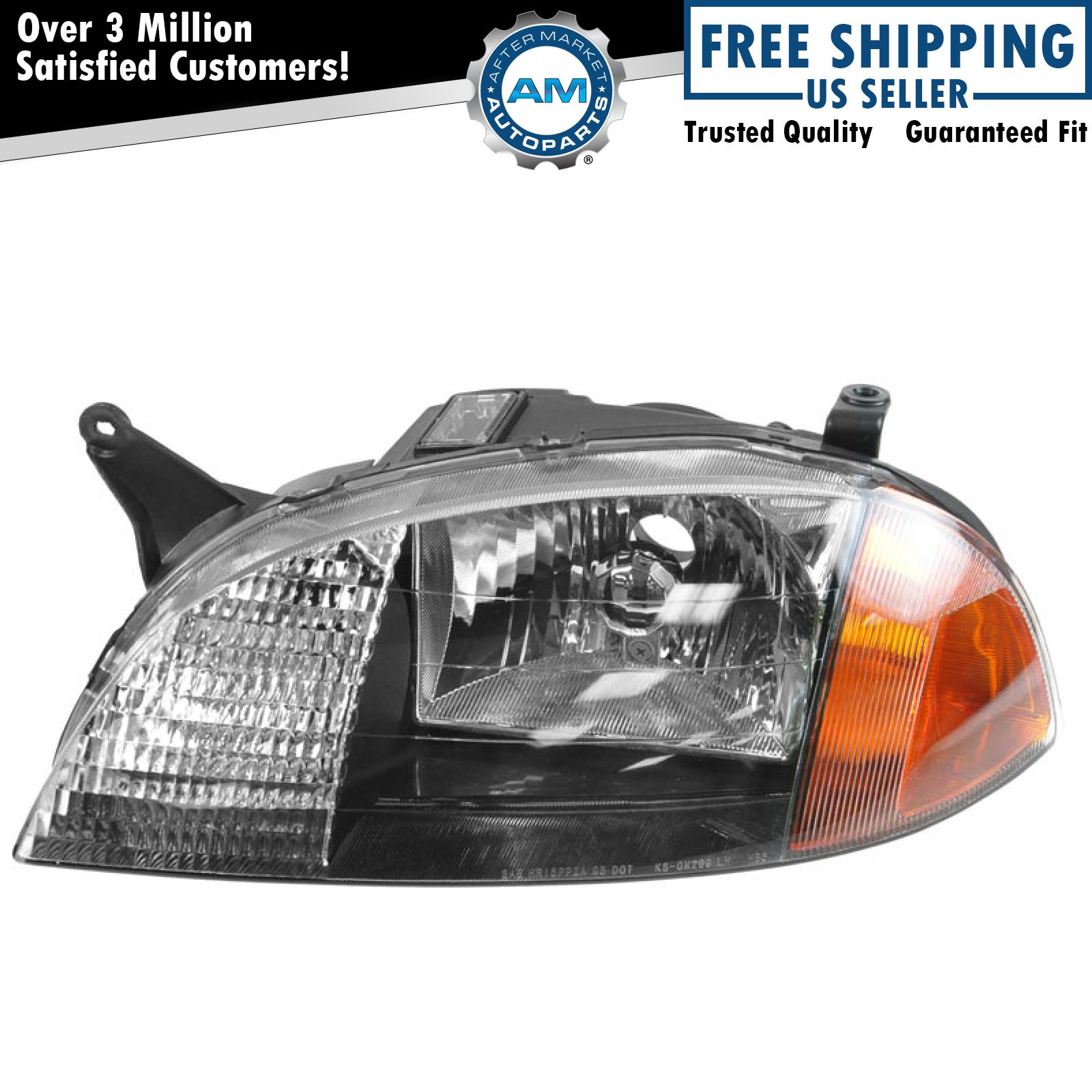 Headlight Headlamp Driver Side Left Lh New For 98 01 Geo Metro Firefly Ebay