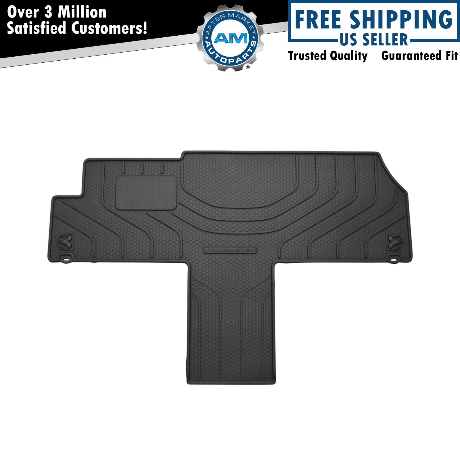 OEM 82214969 Front All Weather Black Rubber Floor Mat for Ram Promaster