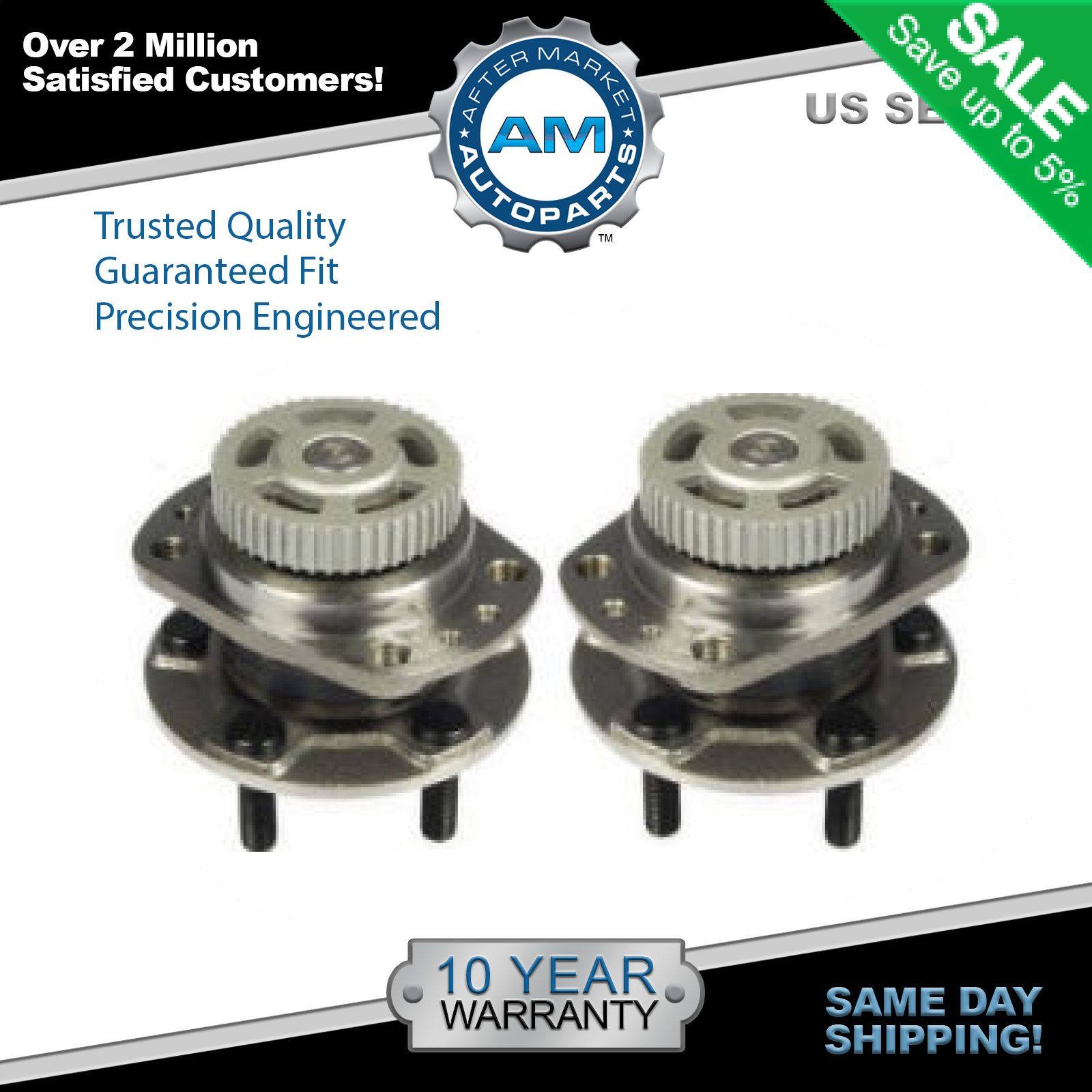 Rear Wheel Hub & Bearing Pair for Caravan Voyager w/ 14 Wheels" eBay