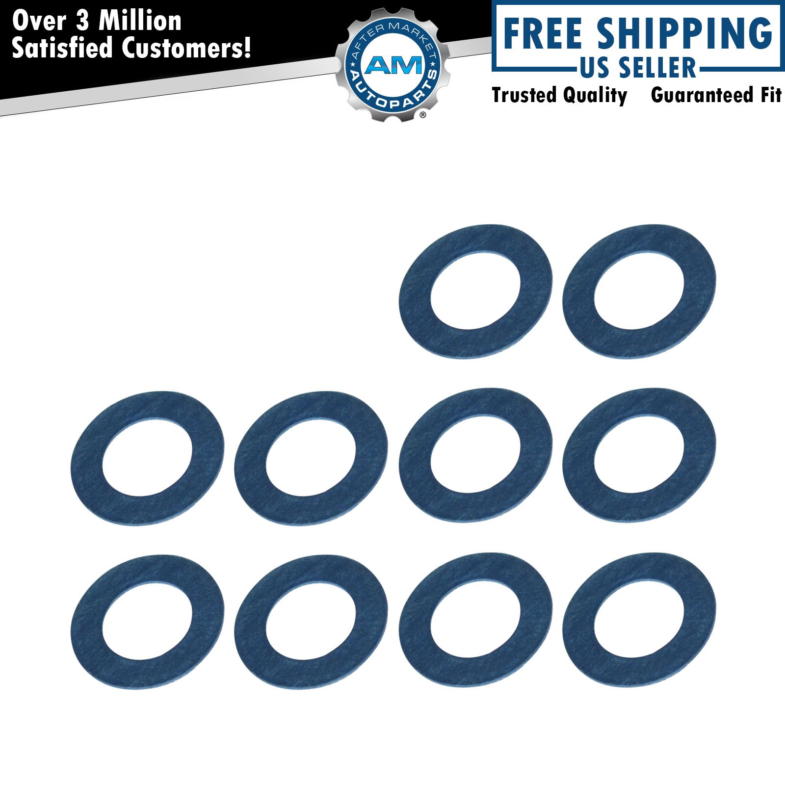 OEM 9043012031 Engine Oil Drain Plug Gasket Washer Set of 10 for