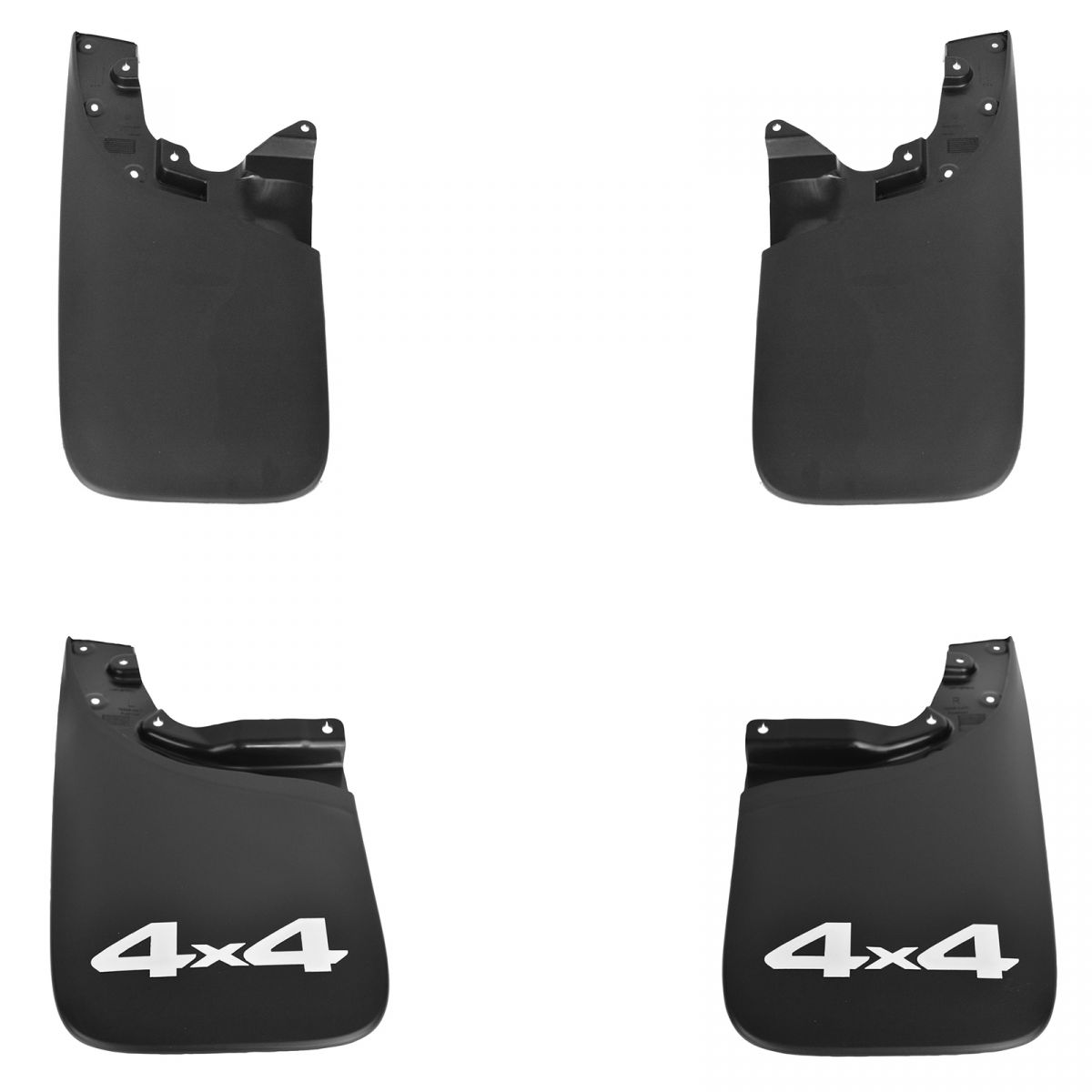 OEM Splash Guard Mud Flap Kit Set of 4 Black 21.5 Inch Type 2 for