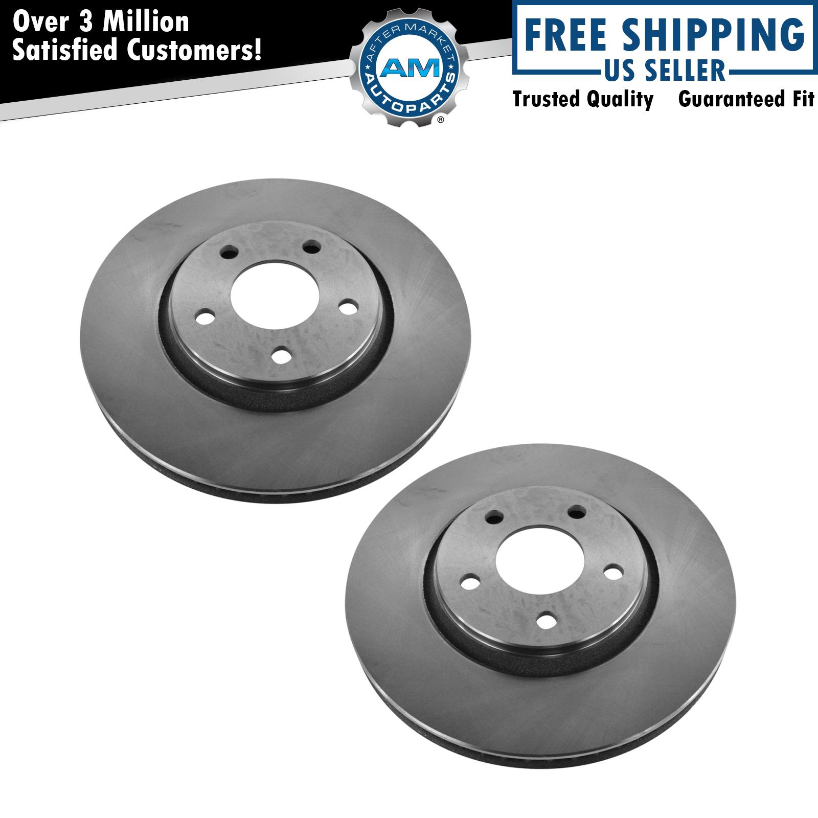 RAYBESTOS Brake Rotor Front Left LH Driver & Right RH Passenger PAIR for GM