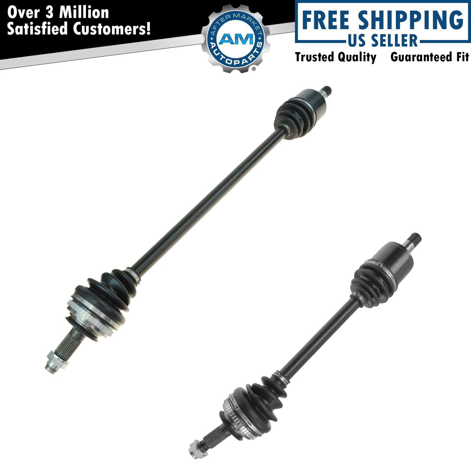 CV Axle Shaft Front LH Left RH Right Pair Set For Honda Civic Del Sol