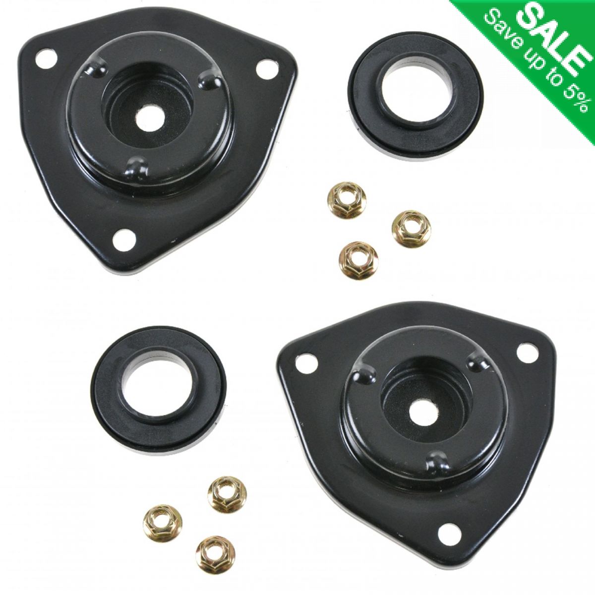 Front Upper Strut Mounts w/ Bearings Pair Set for Nissan 200SX Sentra