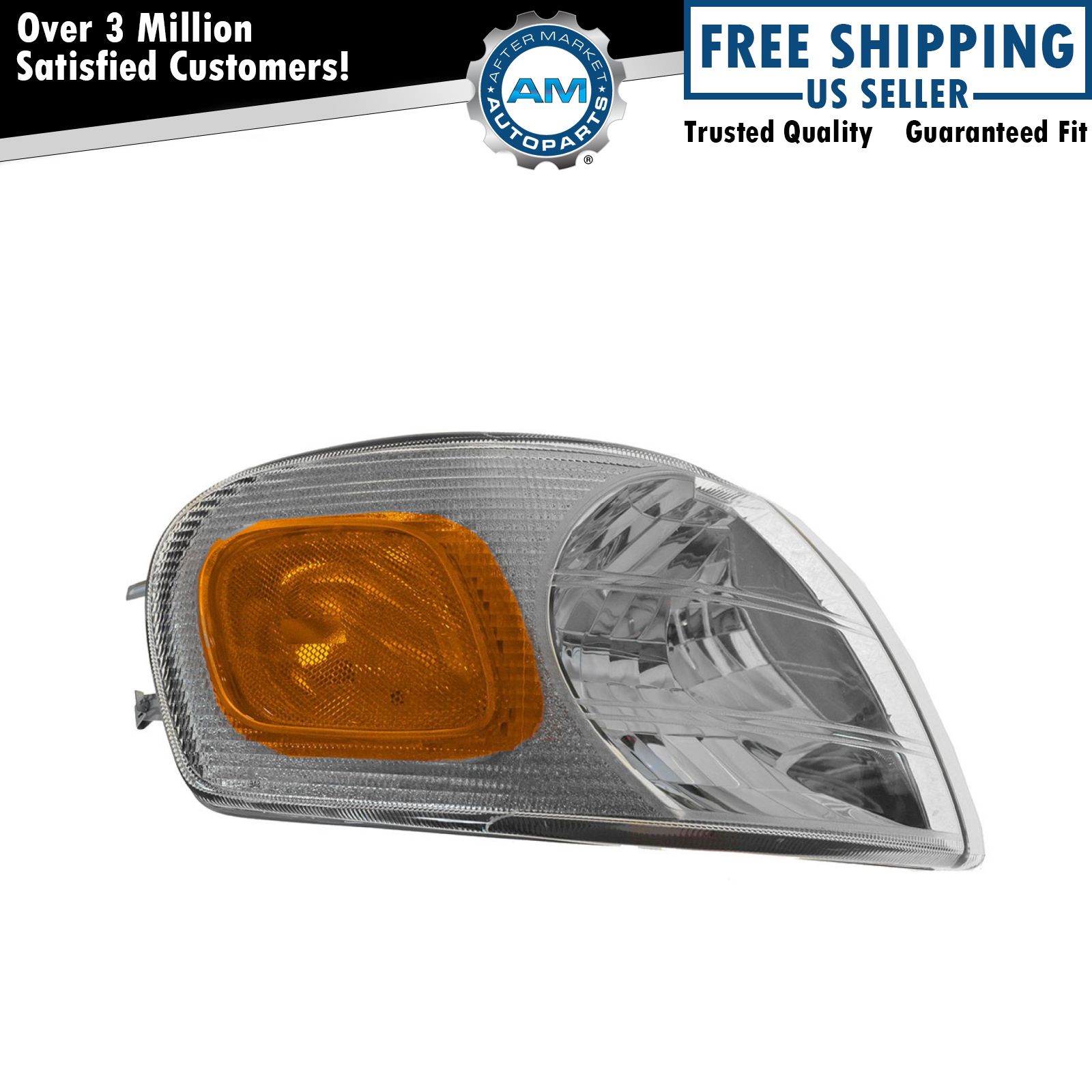 For 1997 1998 1999 2000 2001 2002 2003 2004 Chevrolet Chevy Ventur Oldsmobile Silhouette Pontiac Trans Sport//Montana Turn Signal Corner Light Lamp Passenger Side Replacement