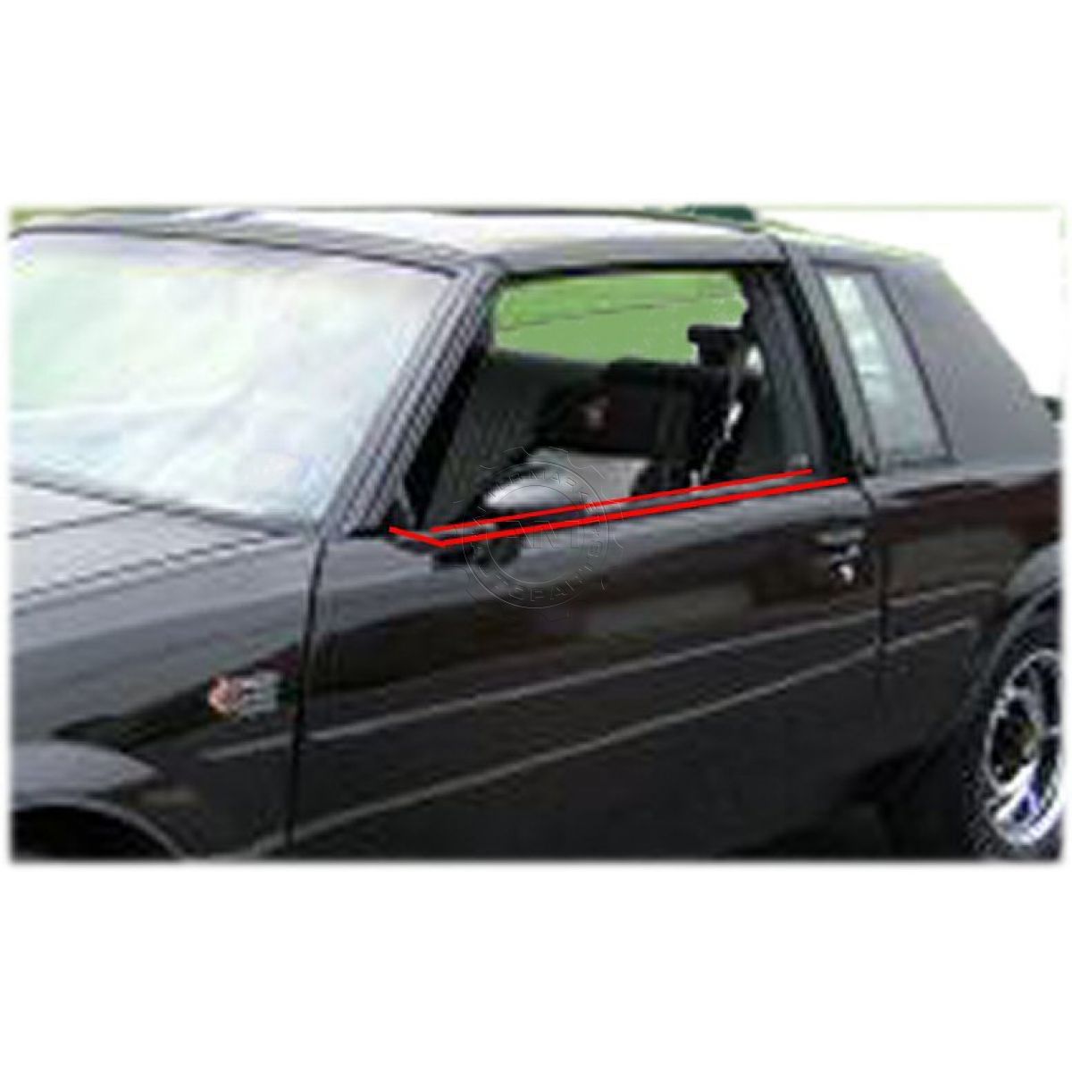 Inner & Outer Window Sweep Felts Seals Weatherstrip 4 Piece Kit Set for