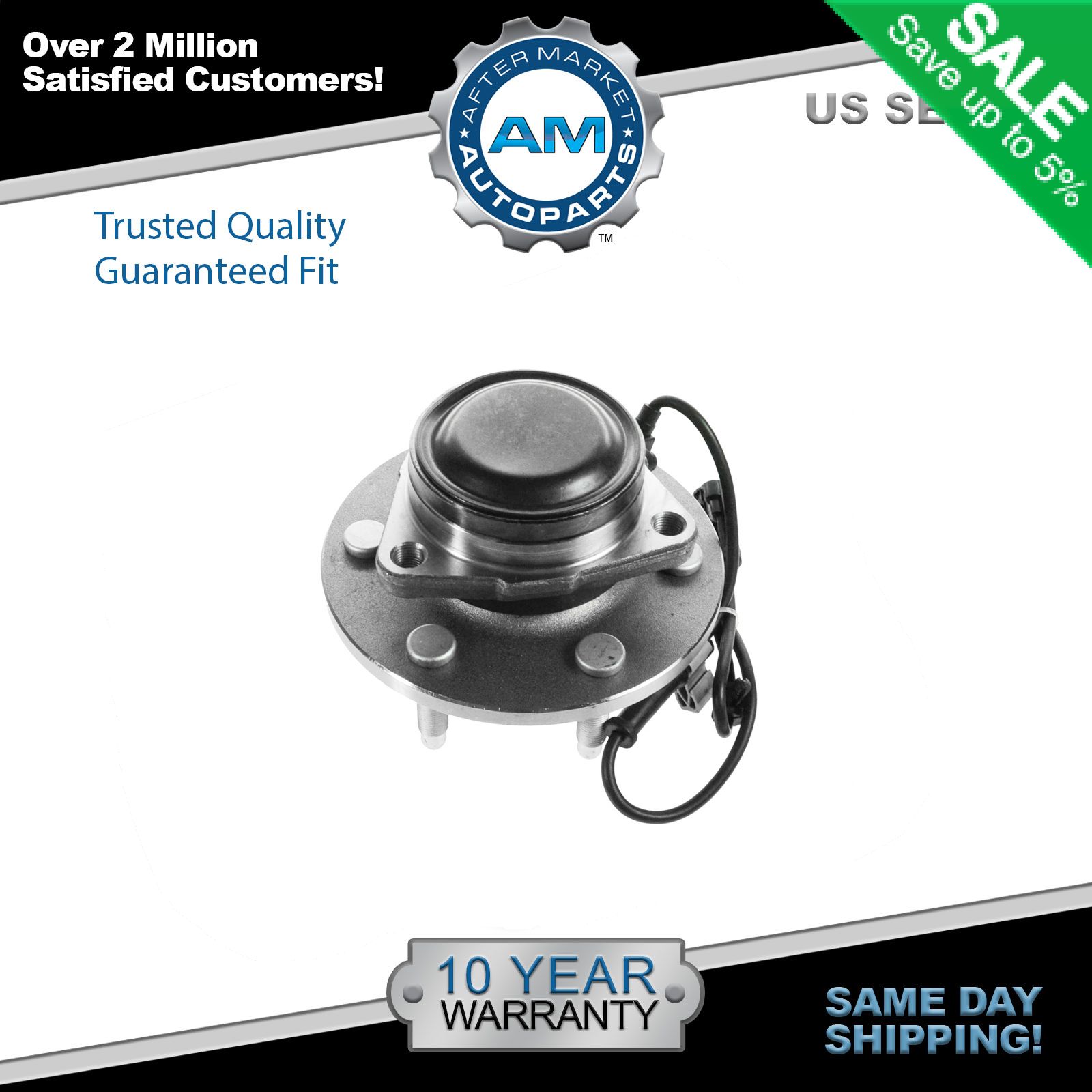 2WD Front Wheel Bearing & Hub for Chevy Silverado GMC Sierra 1500